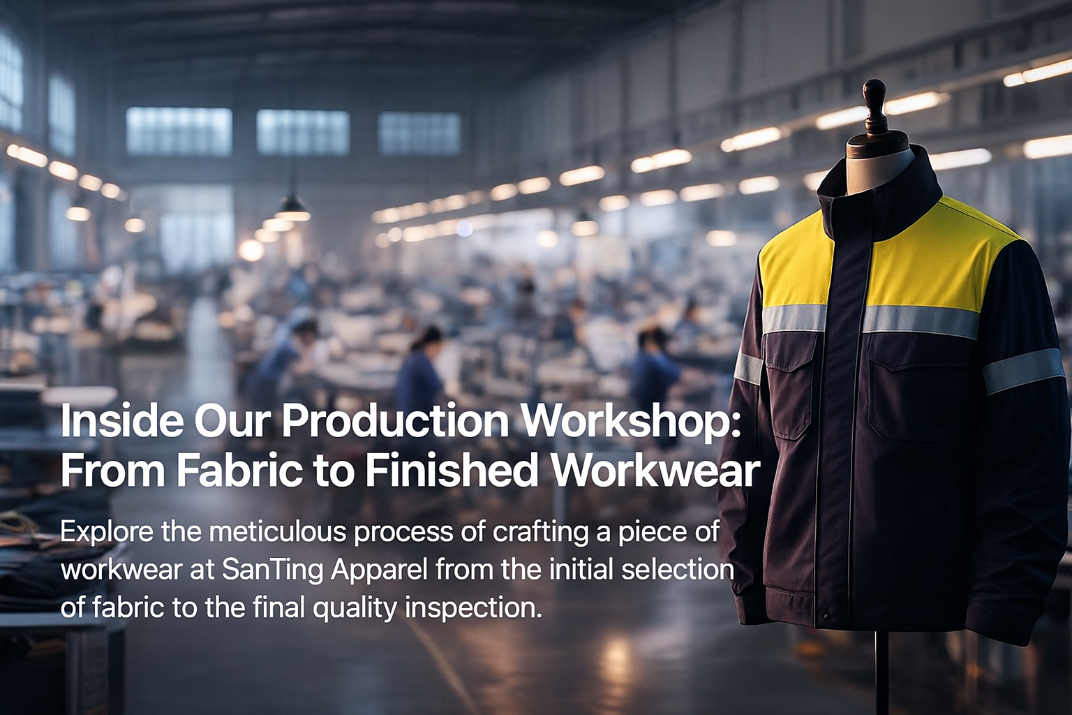 Inside Our Production Workshop: How Workwear Is Made From Fabric to Finished Garment | SANTIY WORKERS