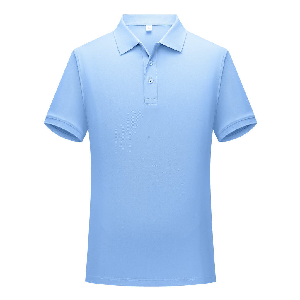 Henly Men's Polo Shirt with Solid Color & Never Deforms Memory Collar STSD501