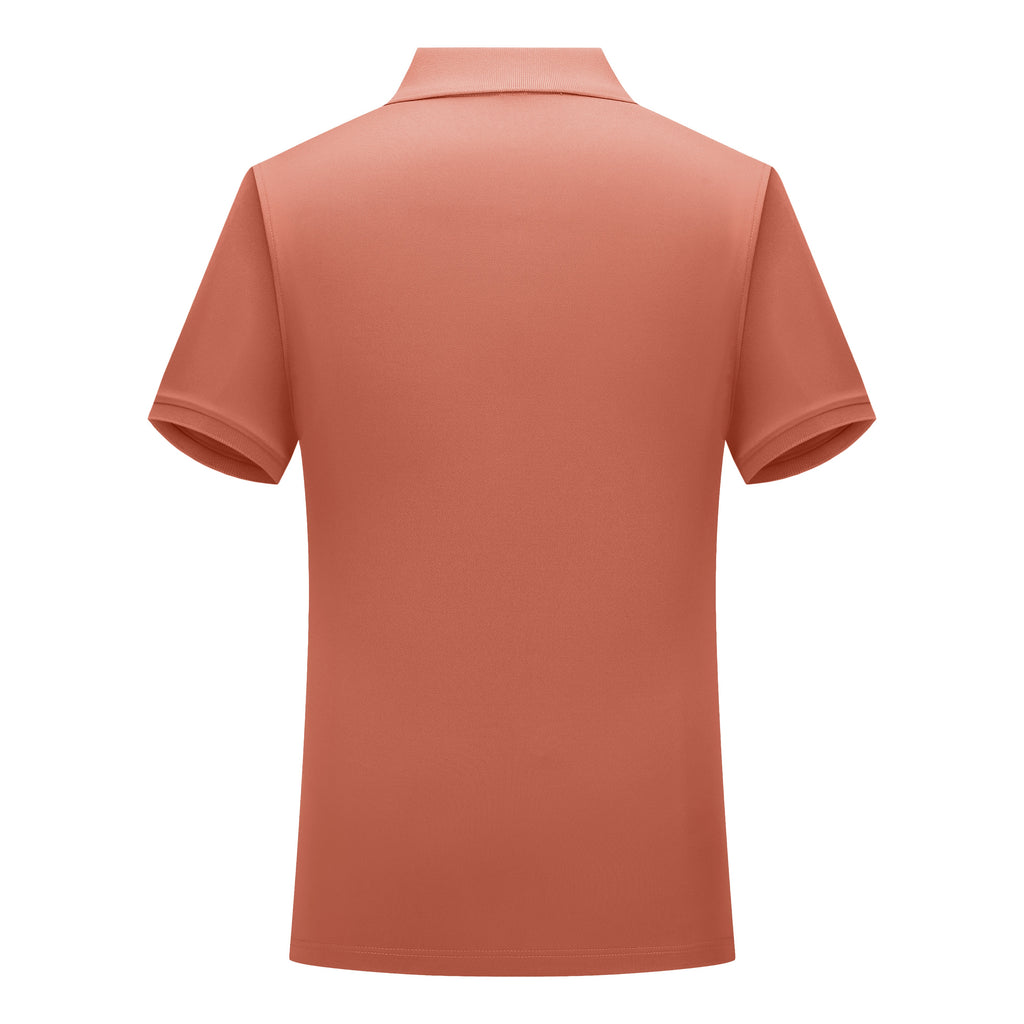 Henly Men's Polo Shirt with Solid Color & Never Deforms Memory Collar STSD501