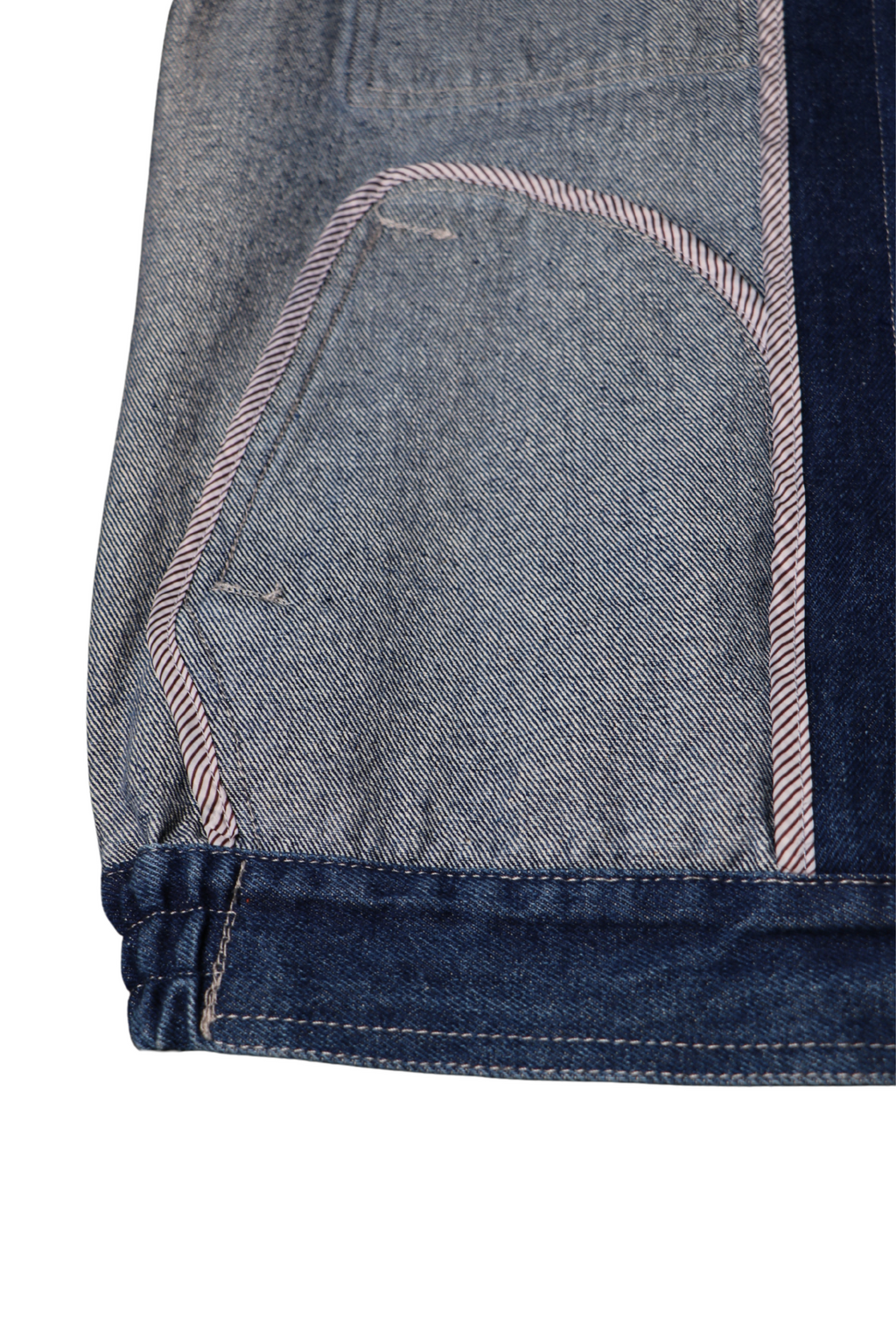 Hi Vis Reflective Strips Denim Long Sleeve Industrial Safety Jacket STJ5002