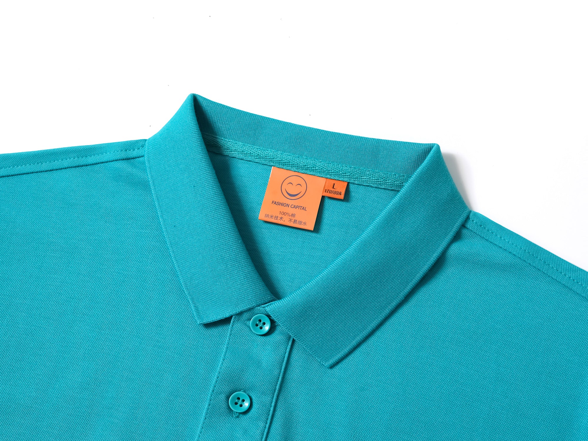 Pure Cotton Breathable Team Event Uniforms Polo Shirts STSD7988