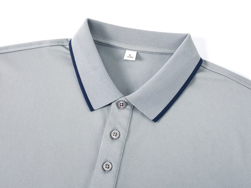 Plus Size Anti-wrinkle Custom Design Soft Breathable Summer Mens Polo Shirts STSD502