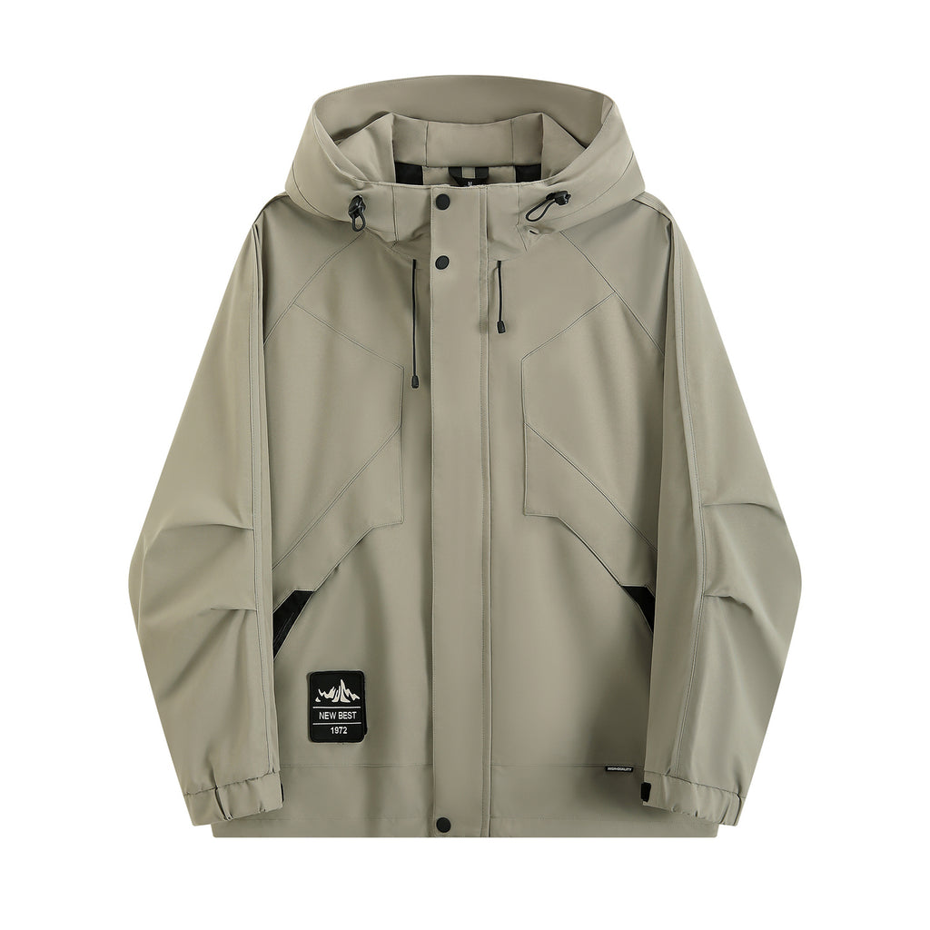 Custom Logo Outdoor Jacket Stand Collar Windproof Jacket STJY2502