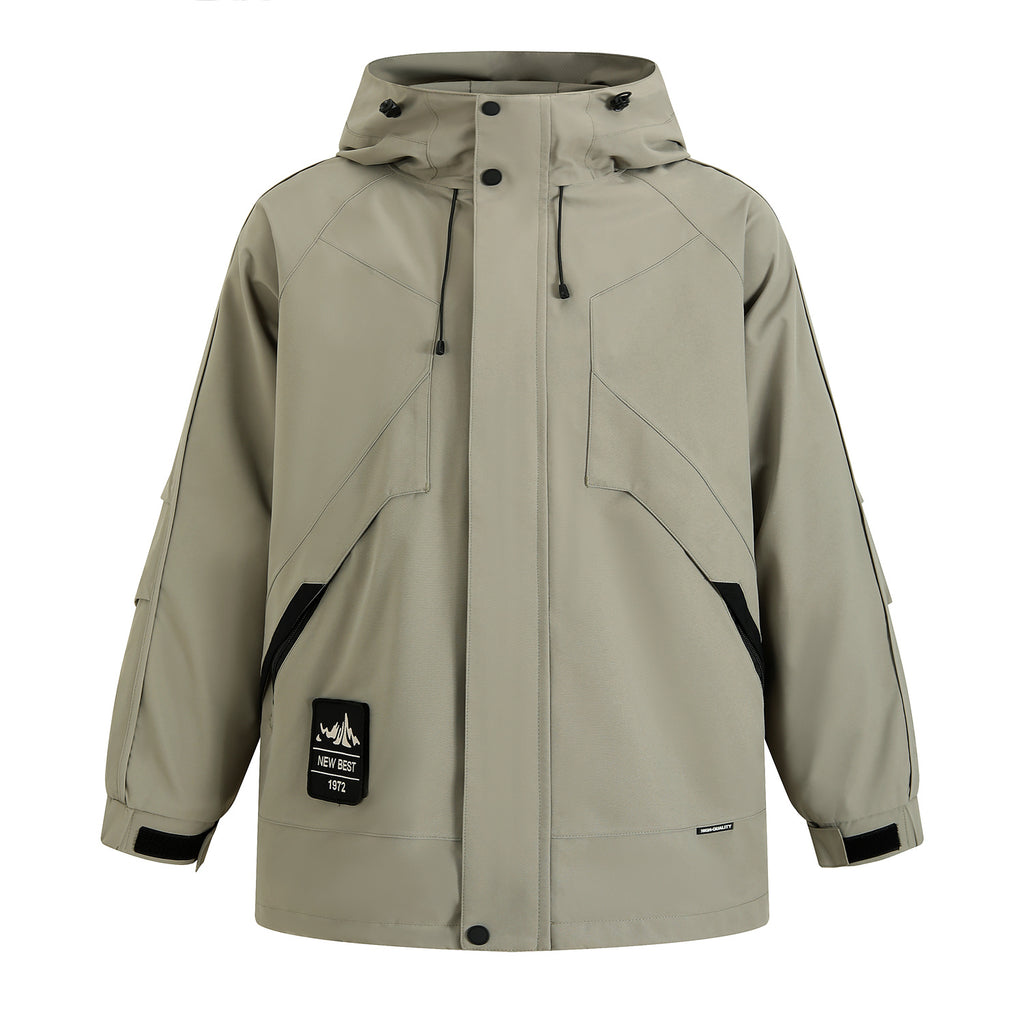 Custom Logo Outdoor Jacket Stand Collar Windproof Jacket STJY2502