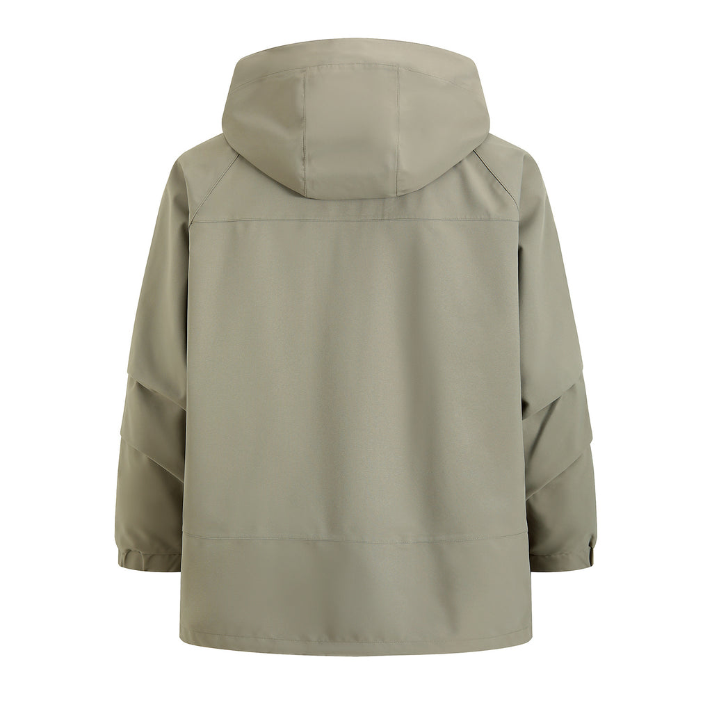 Custom Logo Outdoor Jacket Stand Collar Windproof Jacket STJY2502