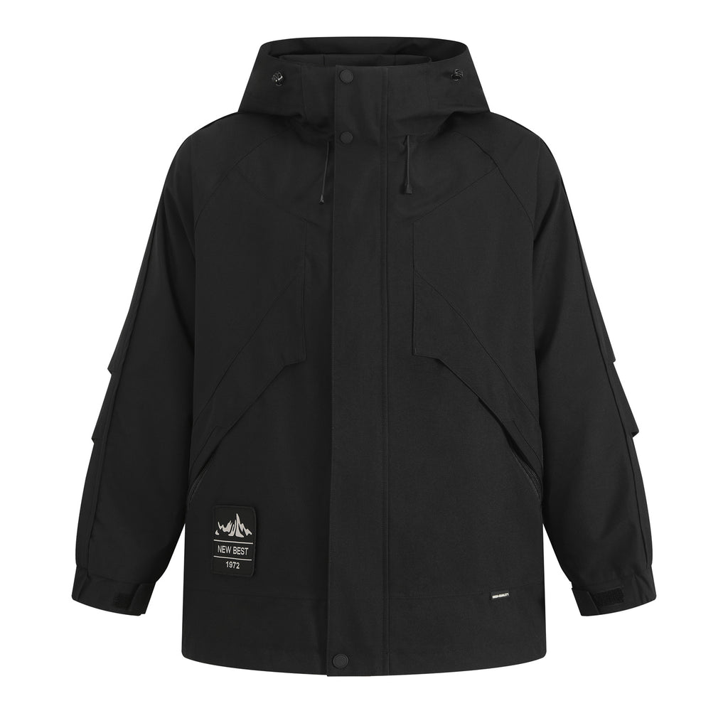 Custom Logo Outdoor Jacket Stand Collar Windproof Jacket STJY2502