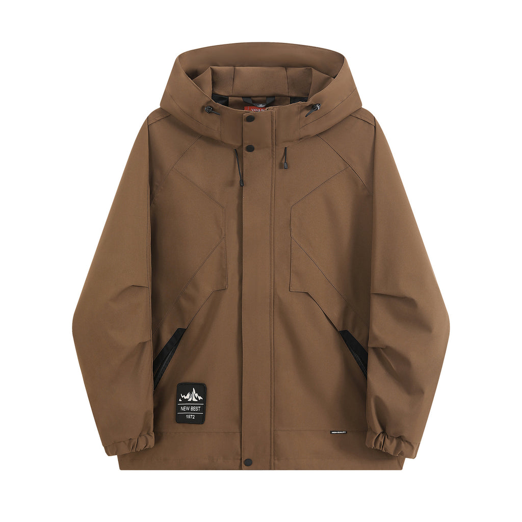 Custom Logo Outdoor Jacket Stand Collar Windproof Jacket STJY2502