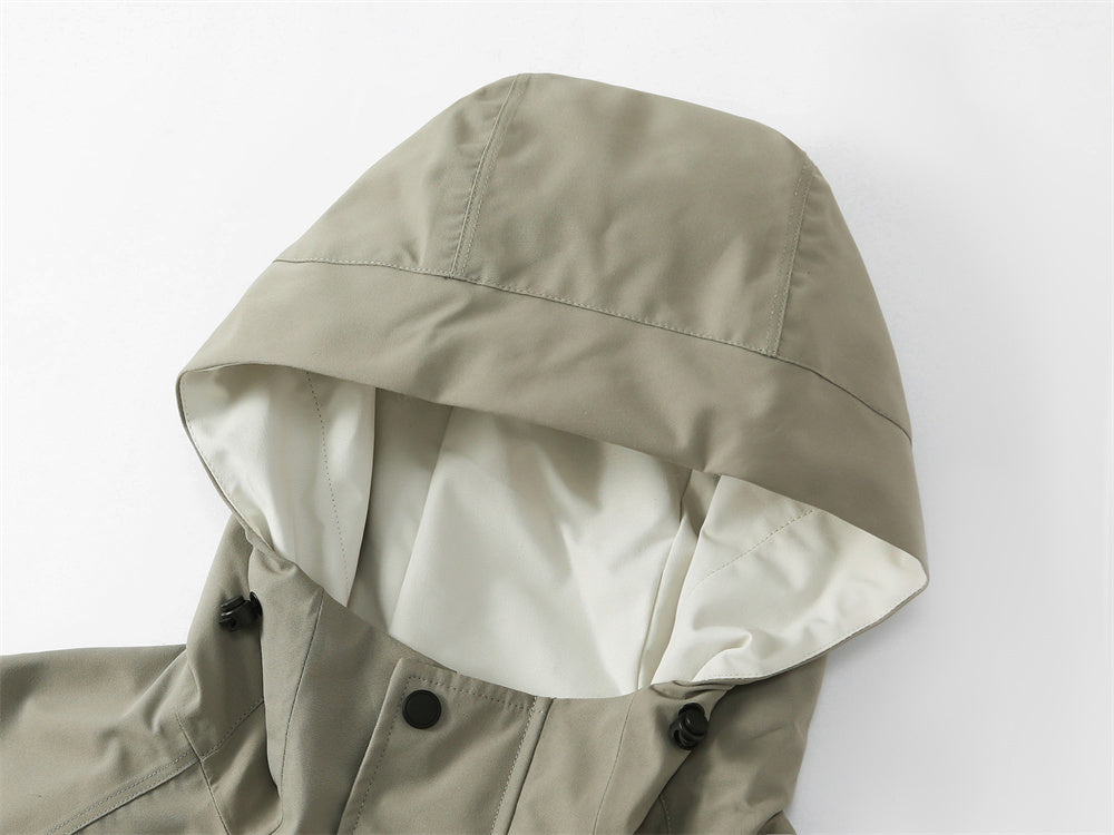 Custom Hooded Outdoor Cycling Hiking Rain Jacket Breathable Waterproof Windbreaker Jacket STJY2503