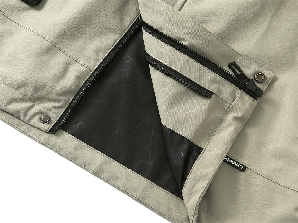 Custom Logo Outdoor Jacket Stand Collar Windproof Jacket STJY2502