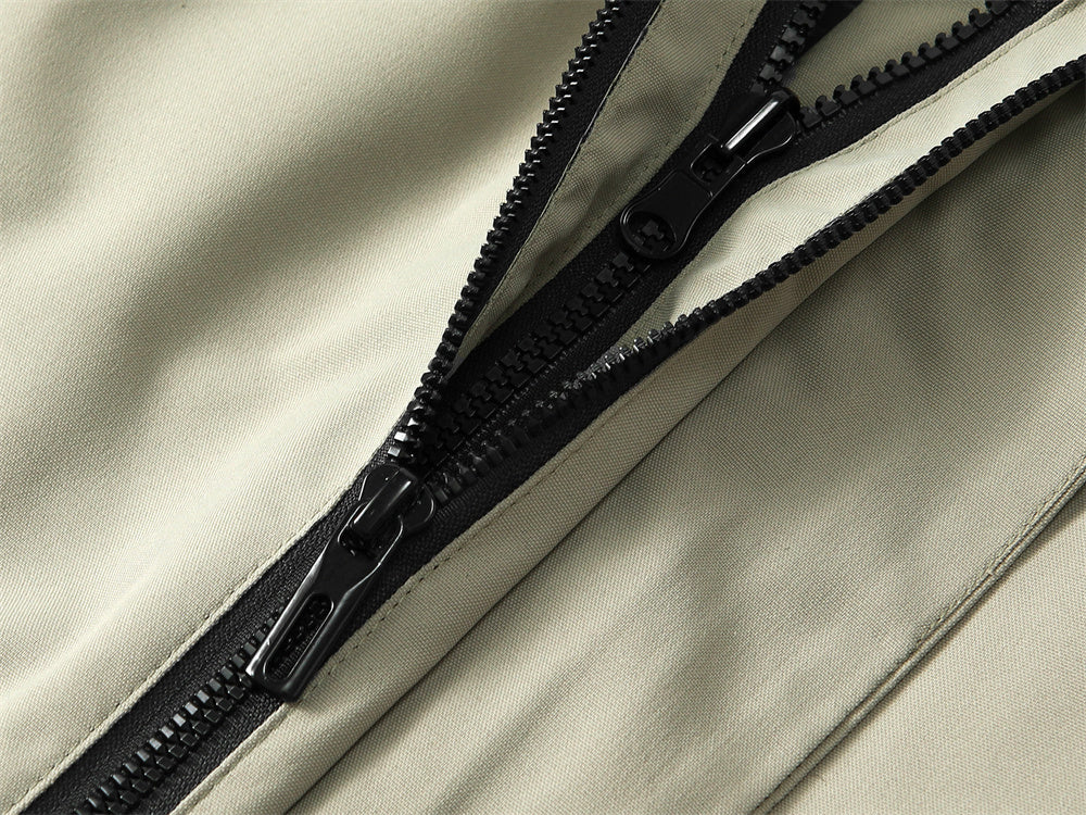 Custom Logo Outdoor Jacket Stand Collar Windproof Jacket STJY2502