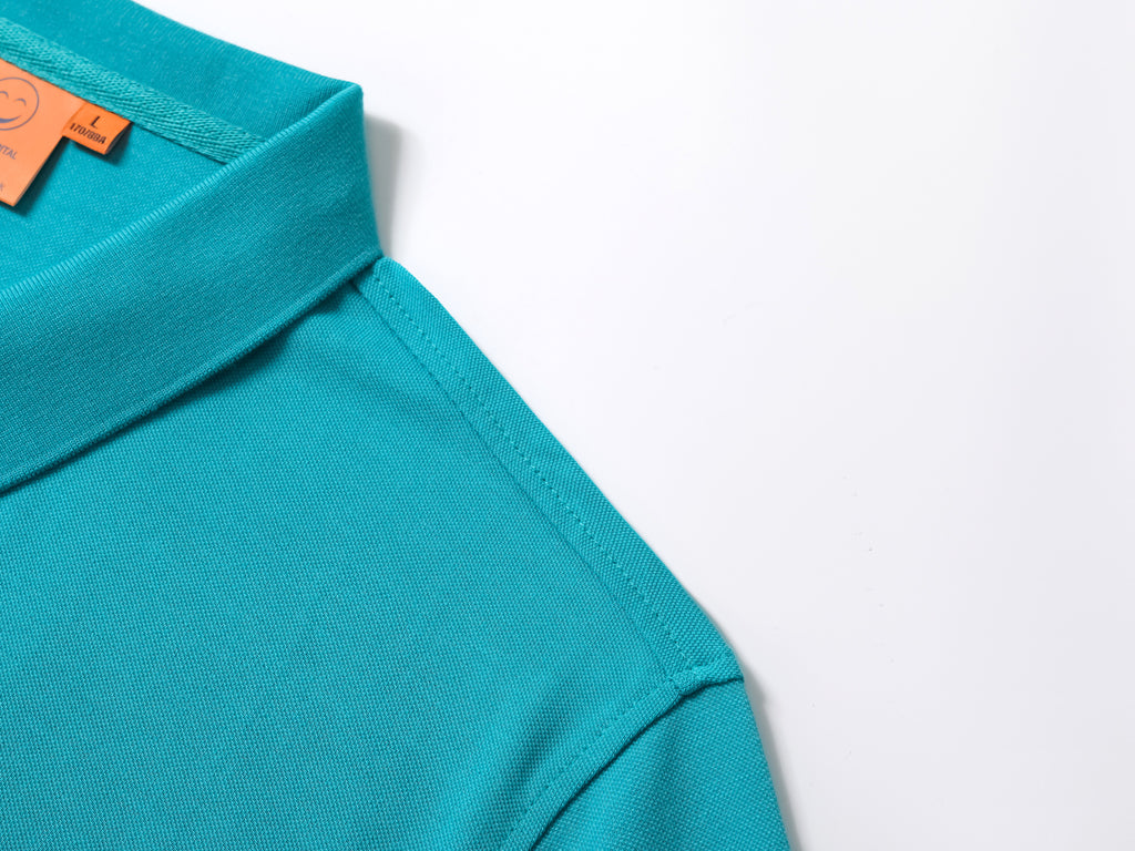 Pure Cotton Breathable Team Event Uniforms Polo Shirts STSD7988