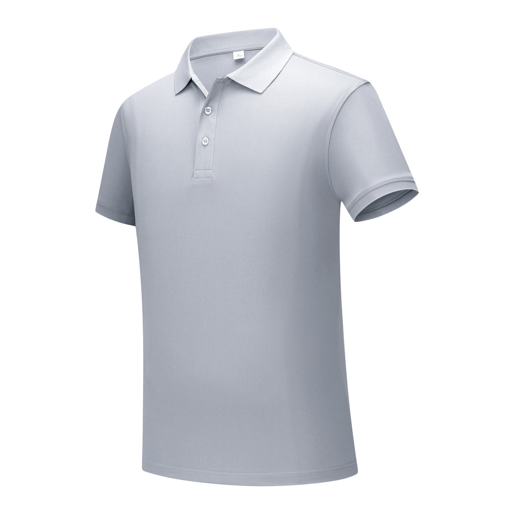 Henly Men's Polo Shirt with Solid Color & Never Deforms Memory Collar STSD501