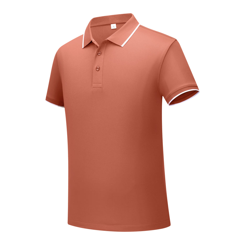 Plus Size Anti-wrinkle Custom Design Soft Breathable Summer Mens Polo Shirts STSD502