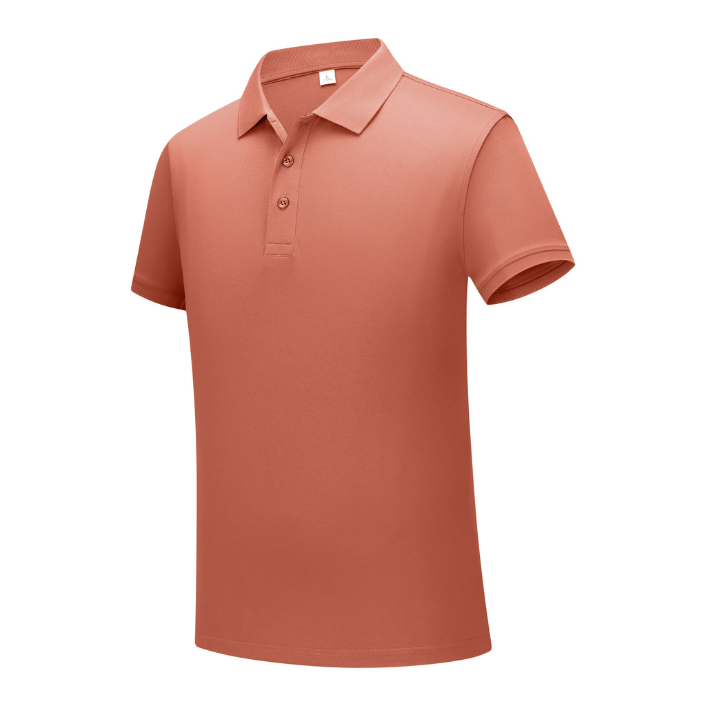 Henly Men's Polo Shirt with Solid Color & Never Deforms Memory Collar STSD501