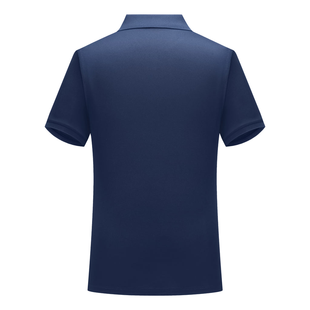 Henly Men's Polo Shirt with Solid Color & Never Deforms Memory Collar STSD501