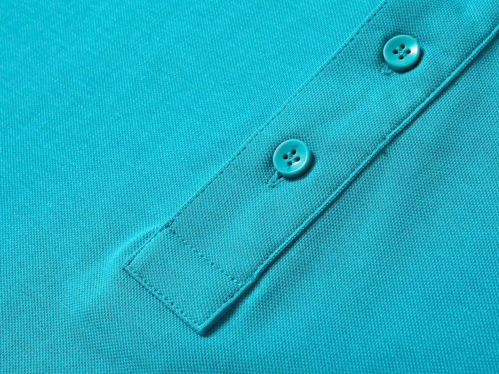 Pure Cotton Breathable Team Event Uniforms Polo Shirts STSD7988