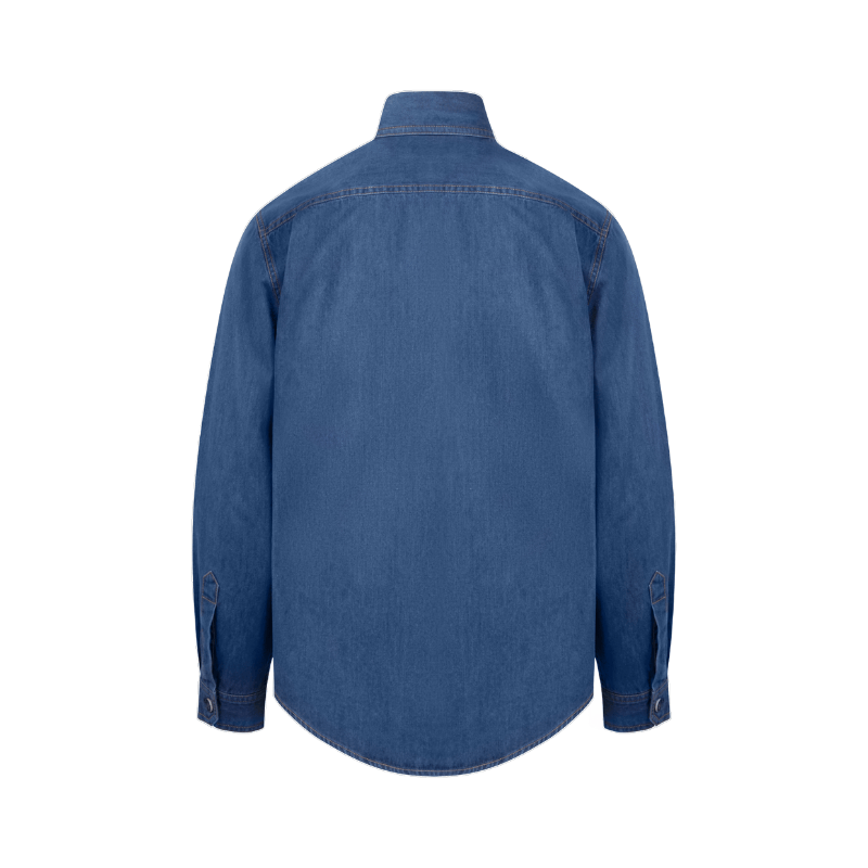 Denim Blue Long Sleeves Work Shirts STS5001