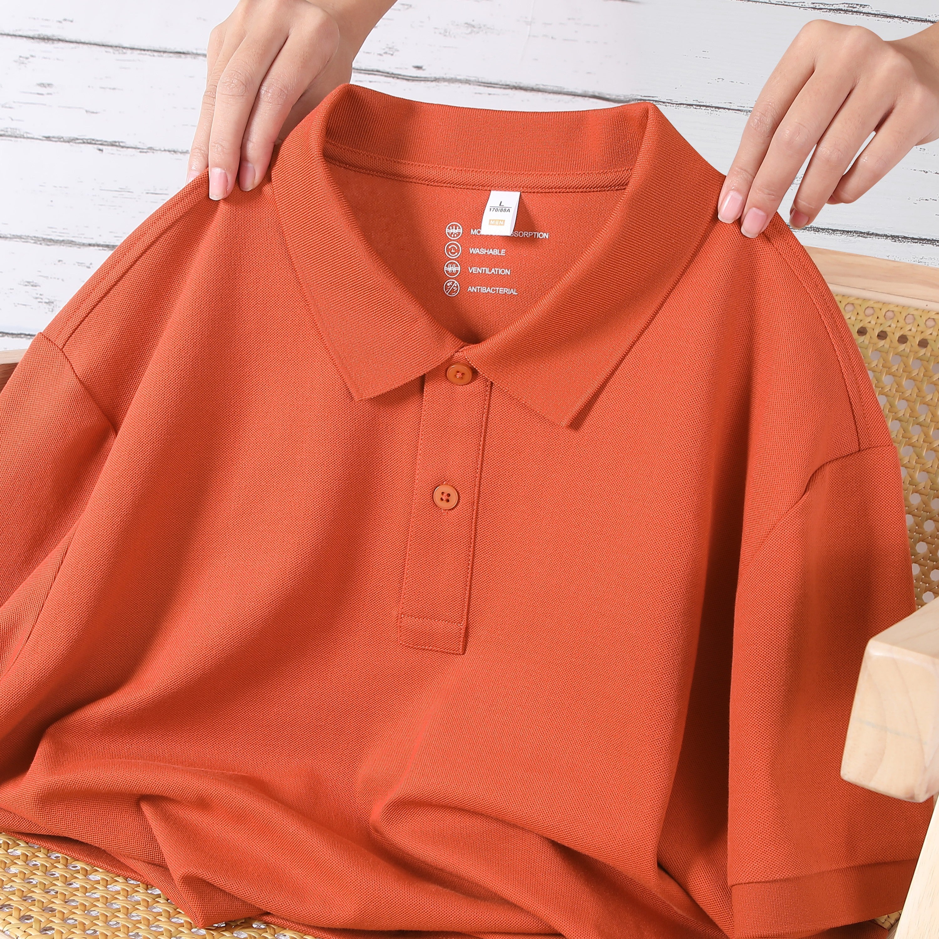 Classic Casual Style Custom Polo Shirts STSD900