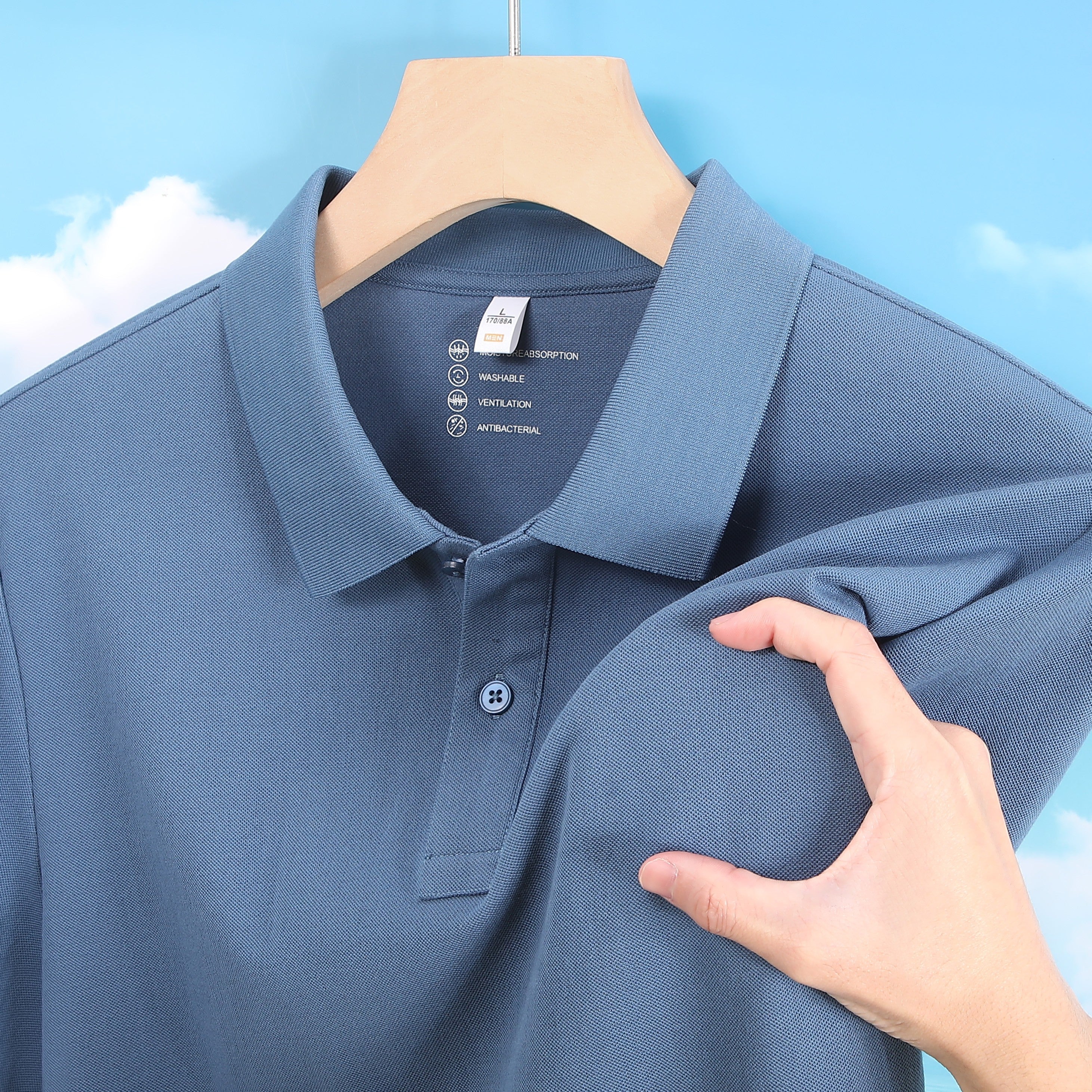 Classic Casual Style Custom Polo Shirts STSD900