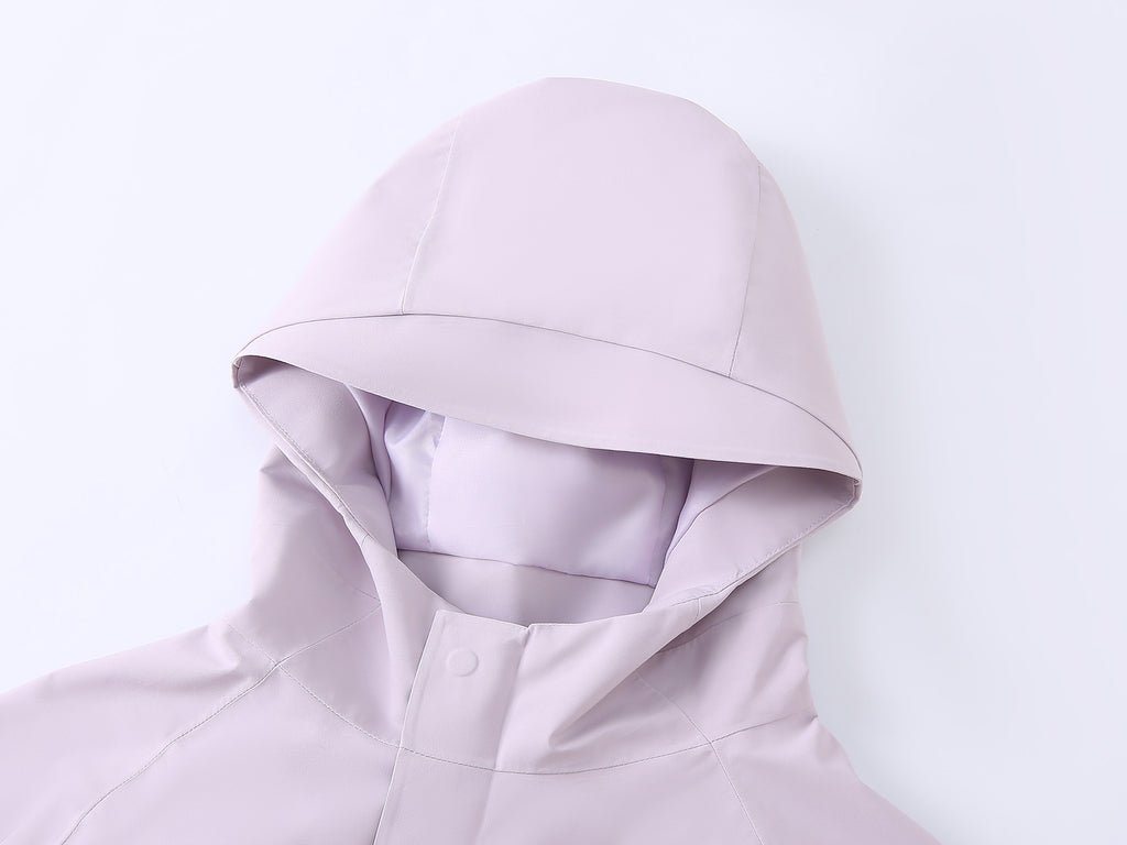 Unisex Winter Soft Shell Hiking Jacket Breathable Warm Waterproof Polyester Solid Plain Coat STJY2511