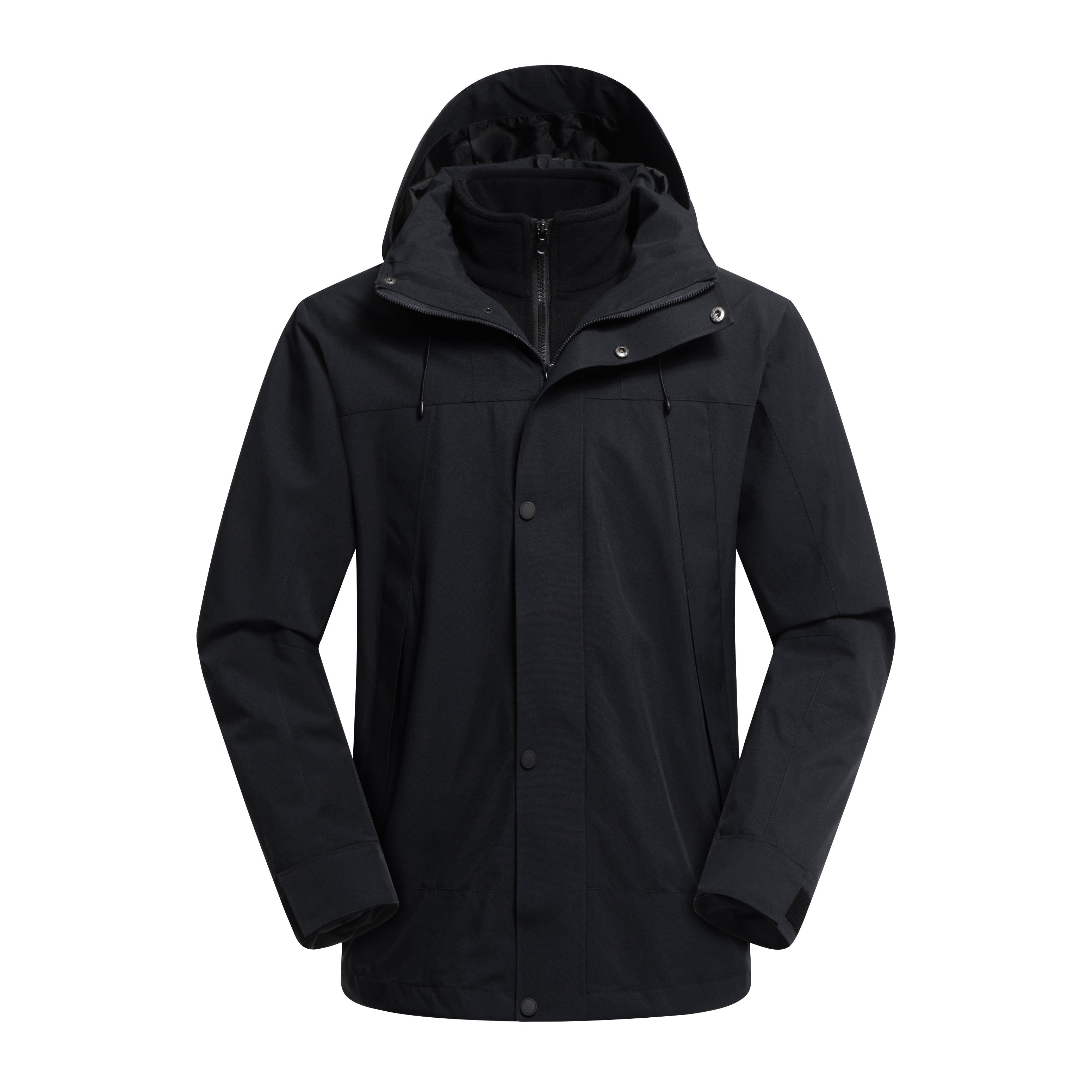 Unisex Waterproof Three-in-One Outdoor Work Coat Warm Zipper Jacket STJY3561