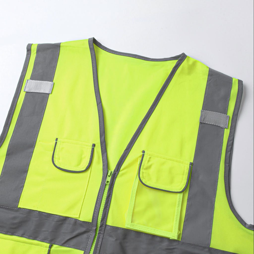 Customizable Hi Visibility Reflective Vest for Road Worker Safety Workwear STV5005