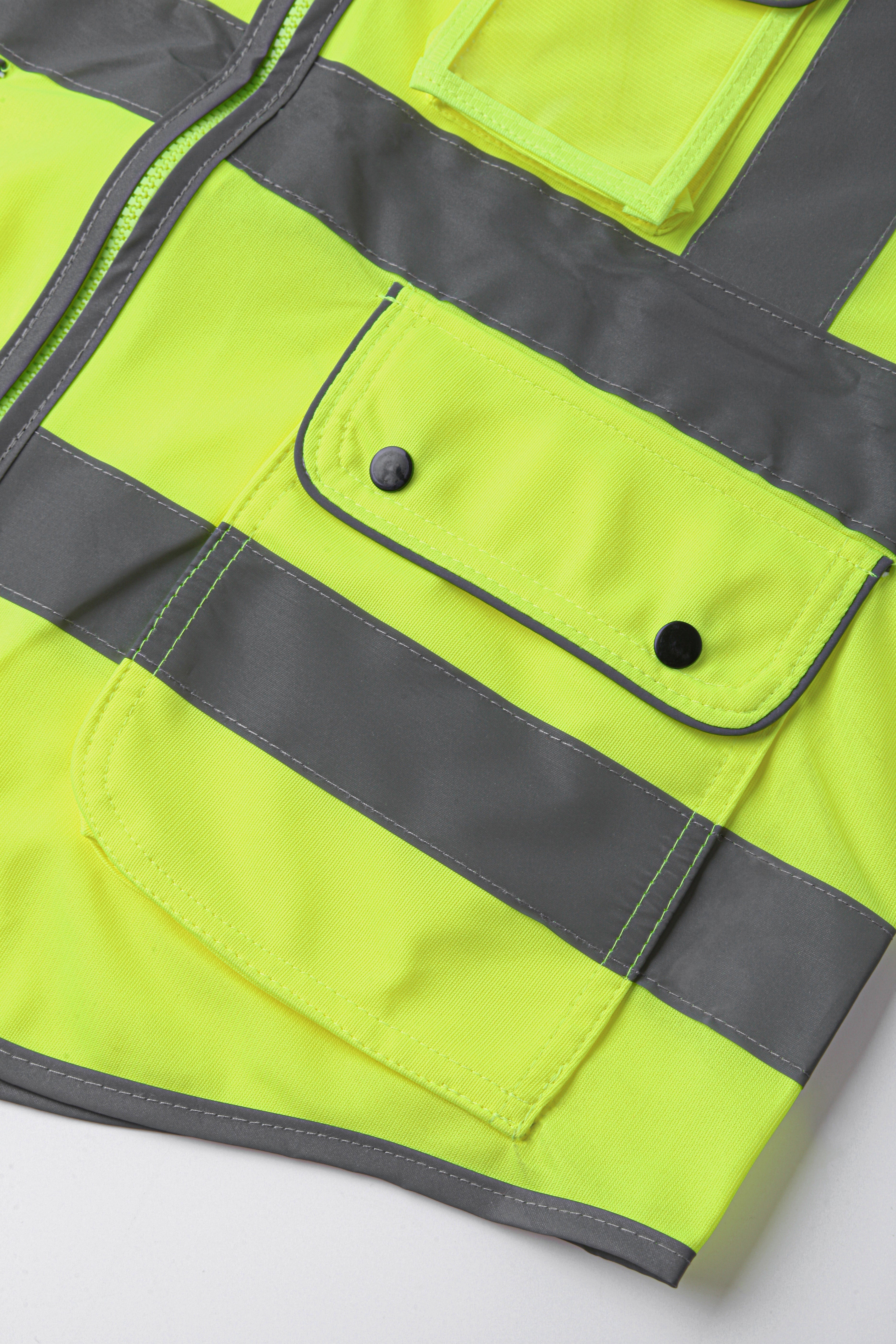 Customizable Hi Visibility Reflective Vest for Road Worker Safety Workwear STV5005