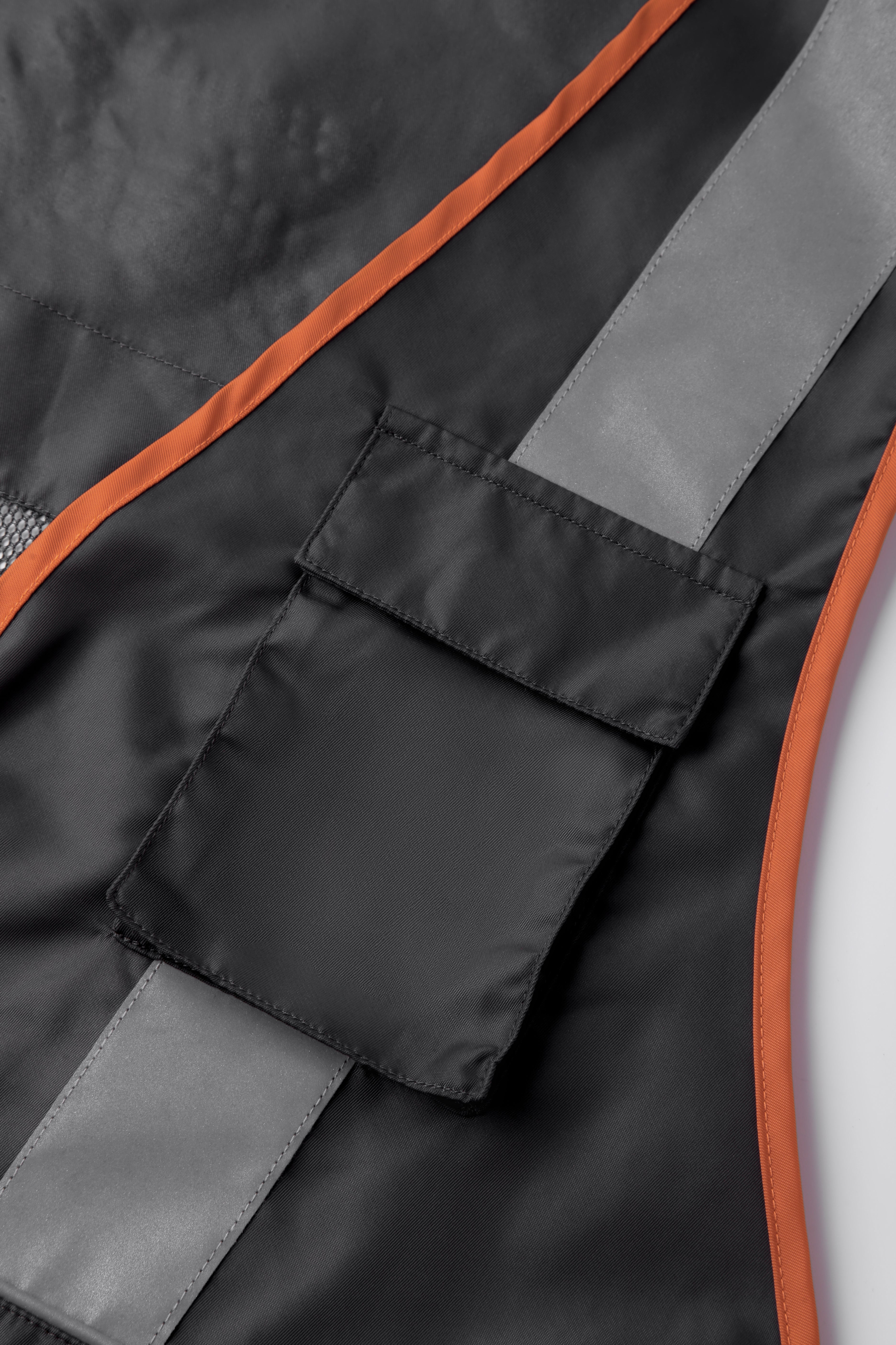 Industrial Safety Construction Work Safety Vest Reflective Vest with Pockets STV5007