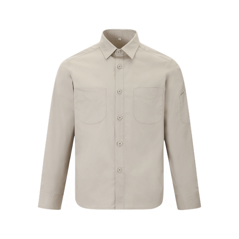 Light-colored loose Antistatic treatment long-sleeved work shirt STS5002