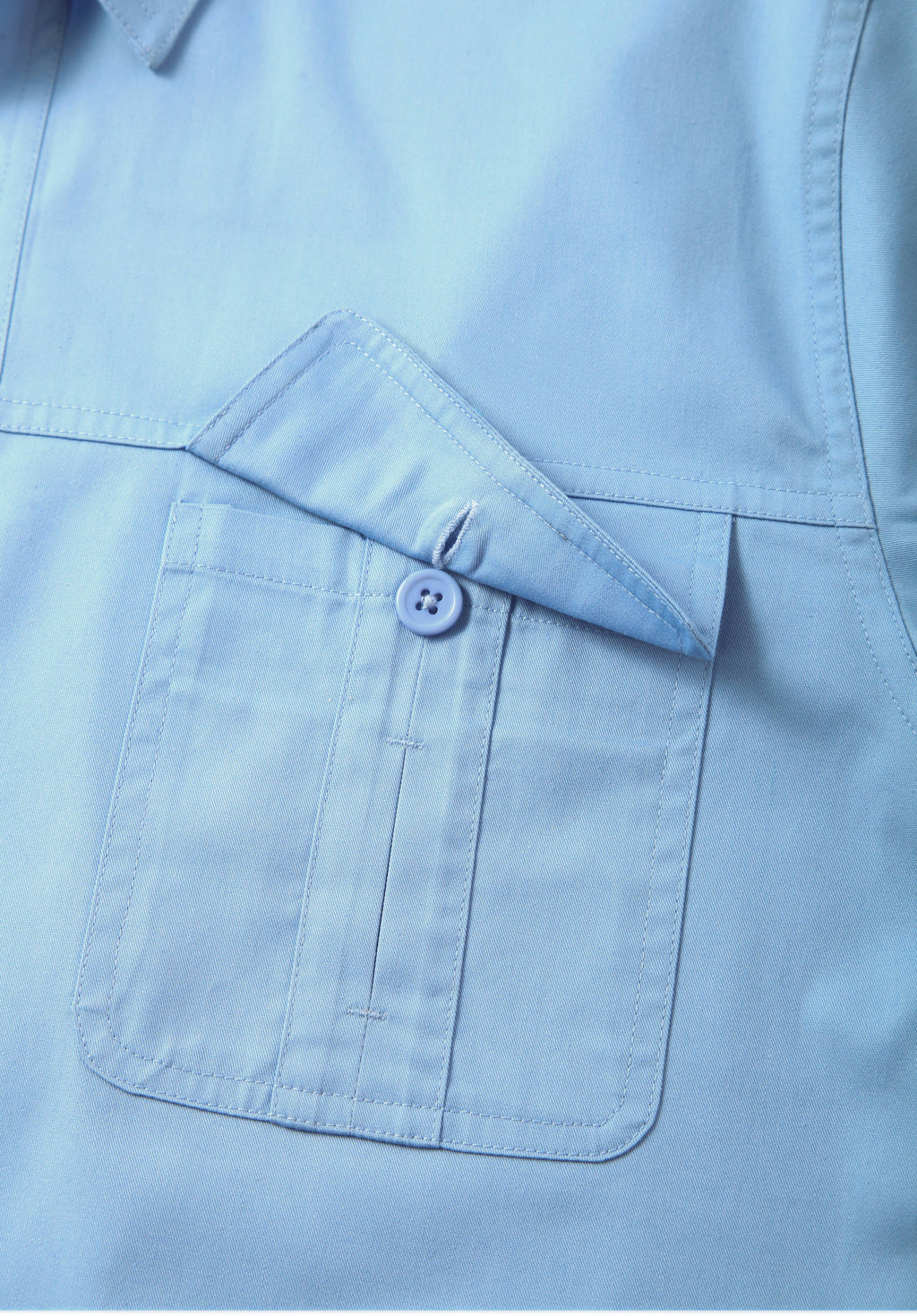 Men's Cotton Summer Work Shirt Thin Short Sleeve Uniform for Labor Protection STS5015