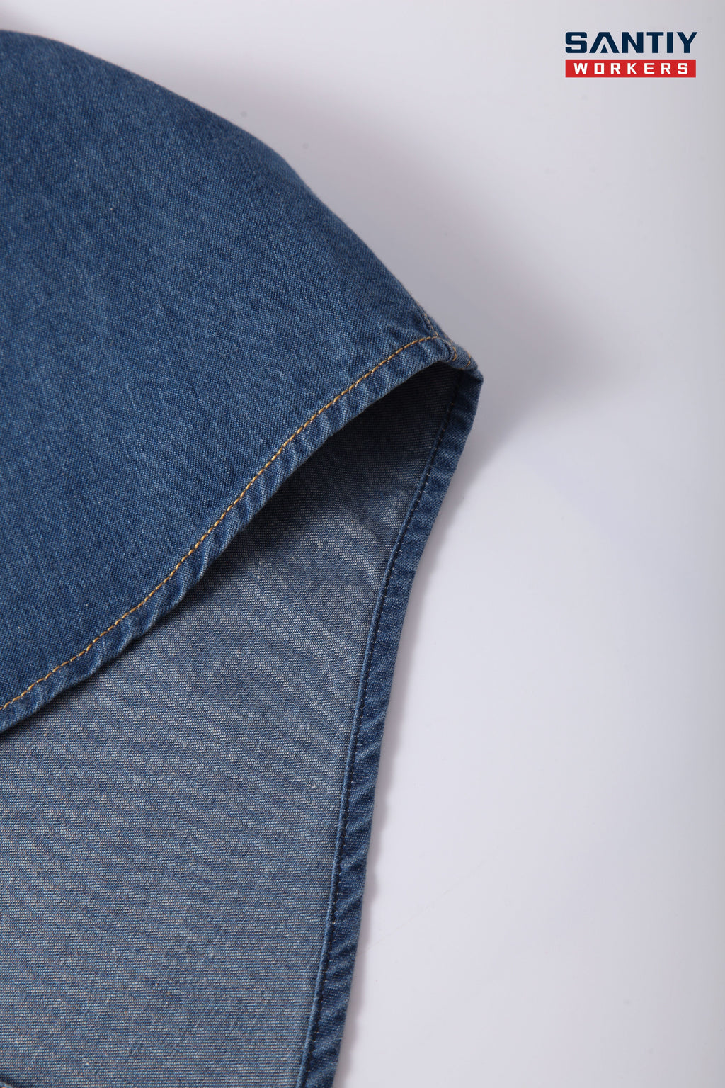 Denim Blue Long Sleeves Work Shirts STS5001