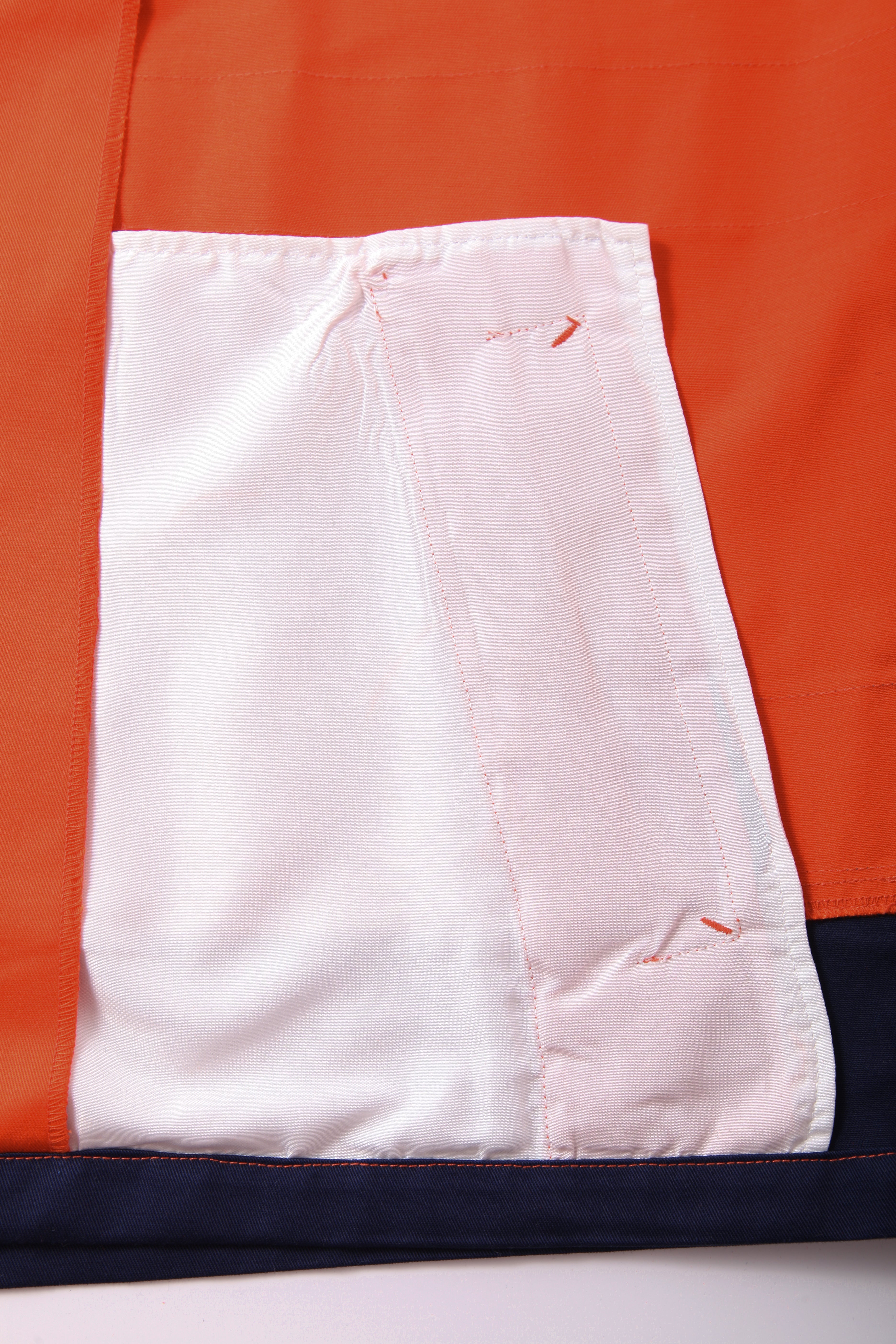 Polyester Construction Mining Uniform Long Sleeve Custom Logo Hi Vis Reflective Safety FR Work Jacket STJ5001