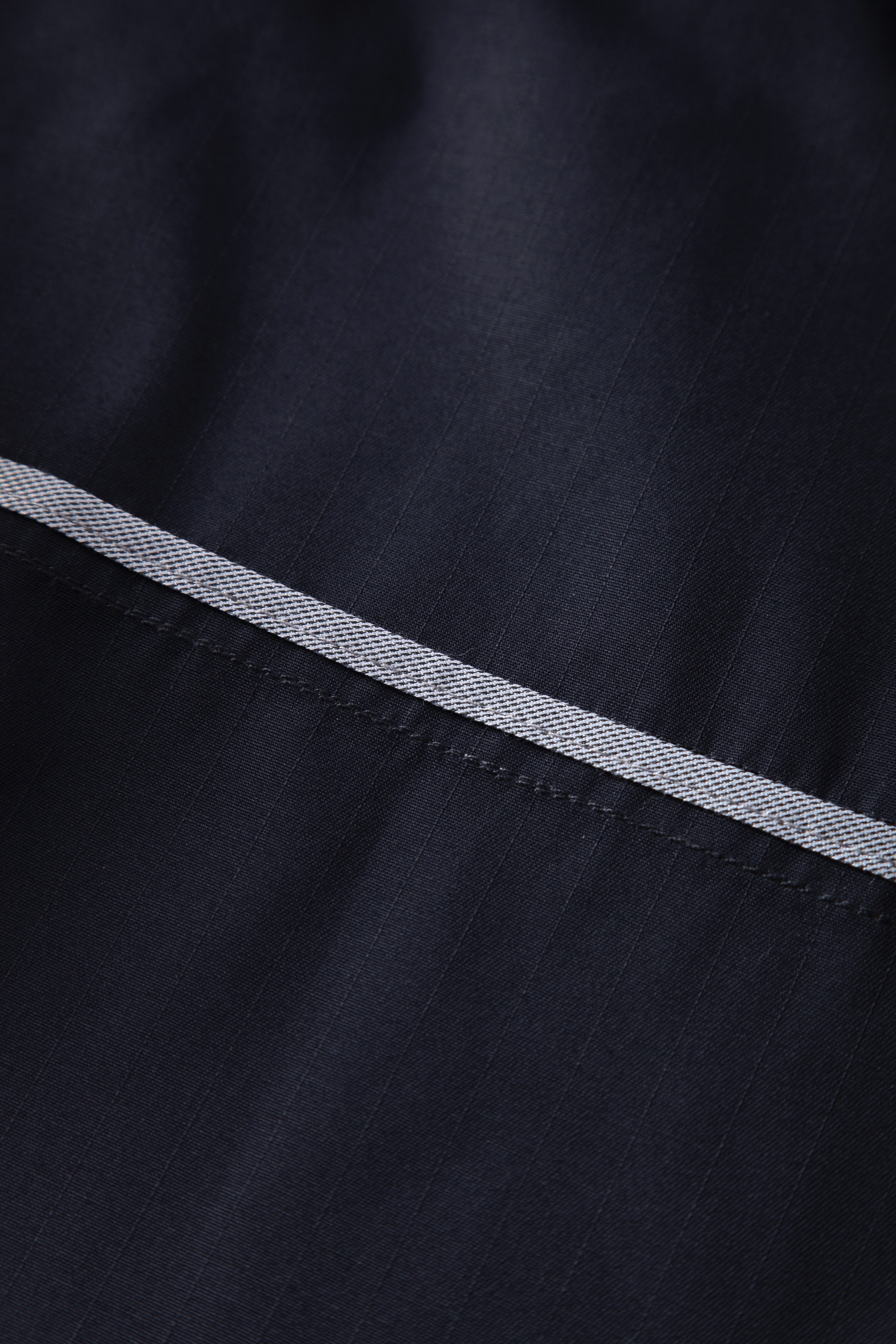 Black Reflective Stand Collar Short-sleeved Work Shirt STS5007