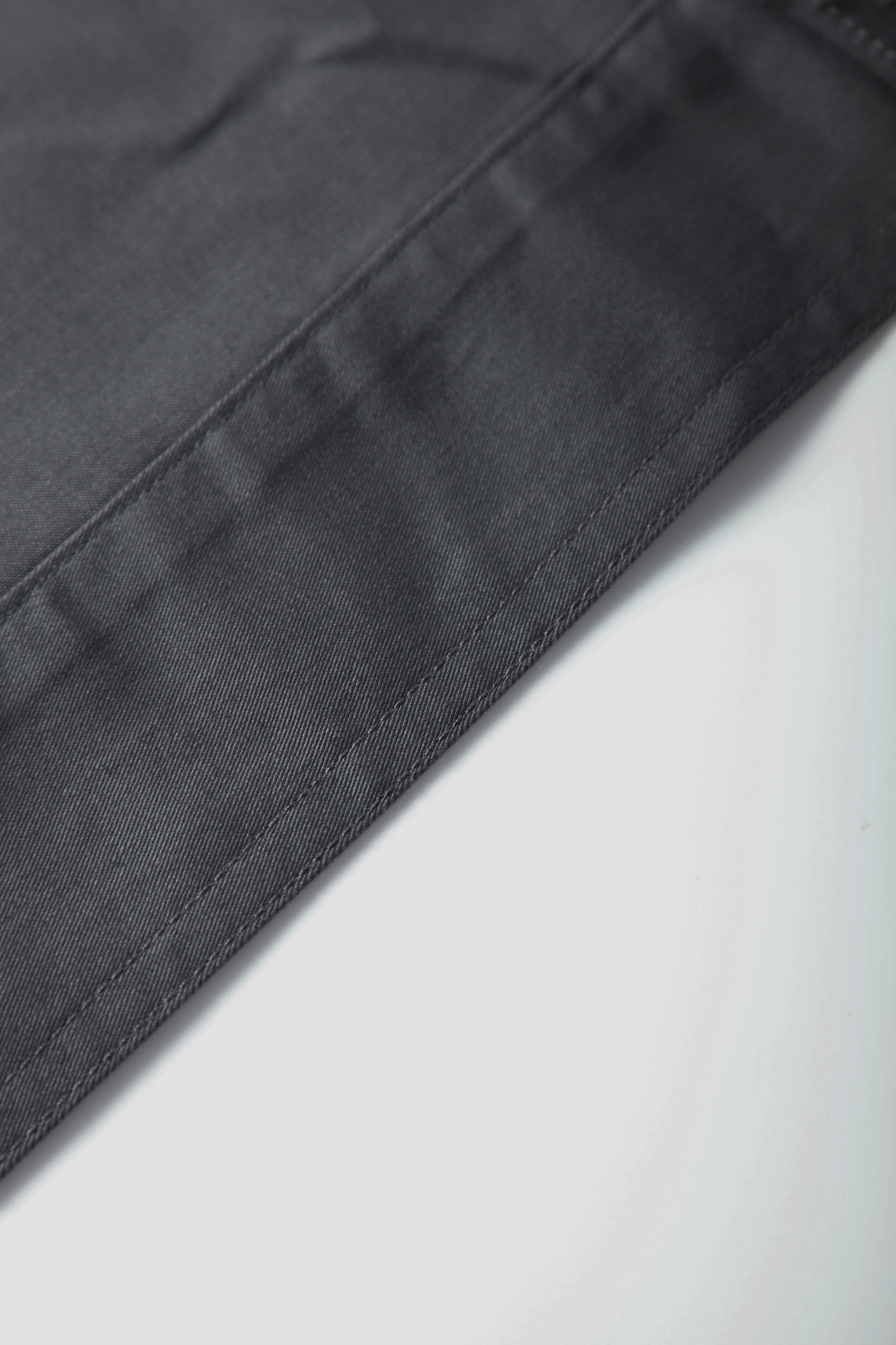 Grey Stand Collar Short Sleeve Work Shirt STS5009