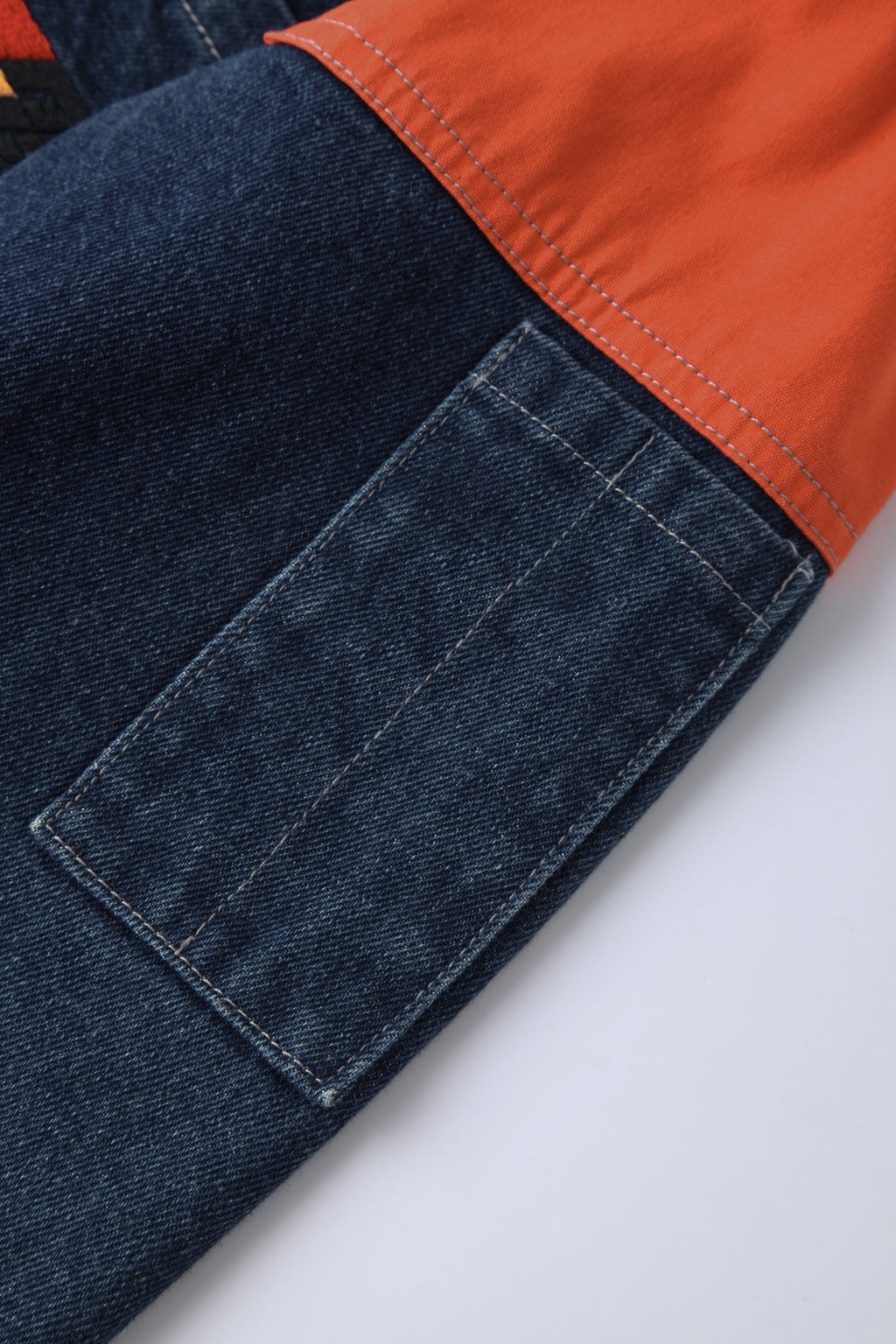 Hi Vis Reflective Strips Denim Long Sleeve Industrial Safety Jacket STJ5002