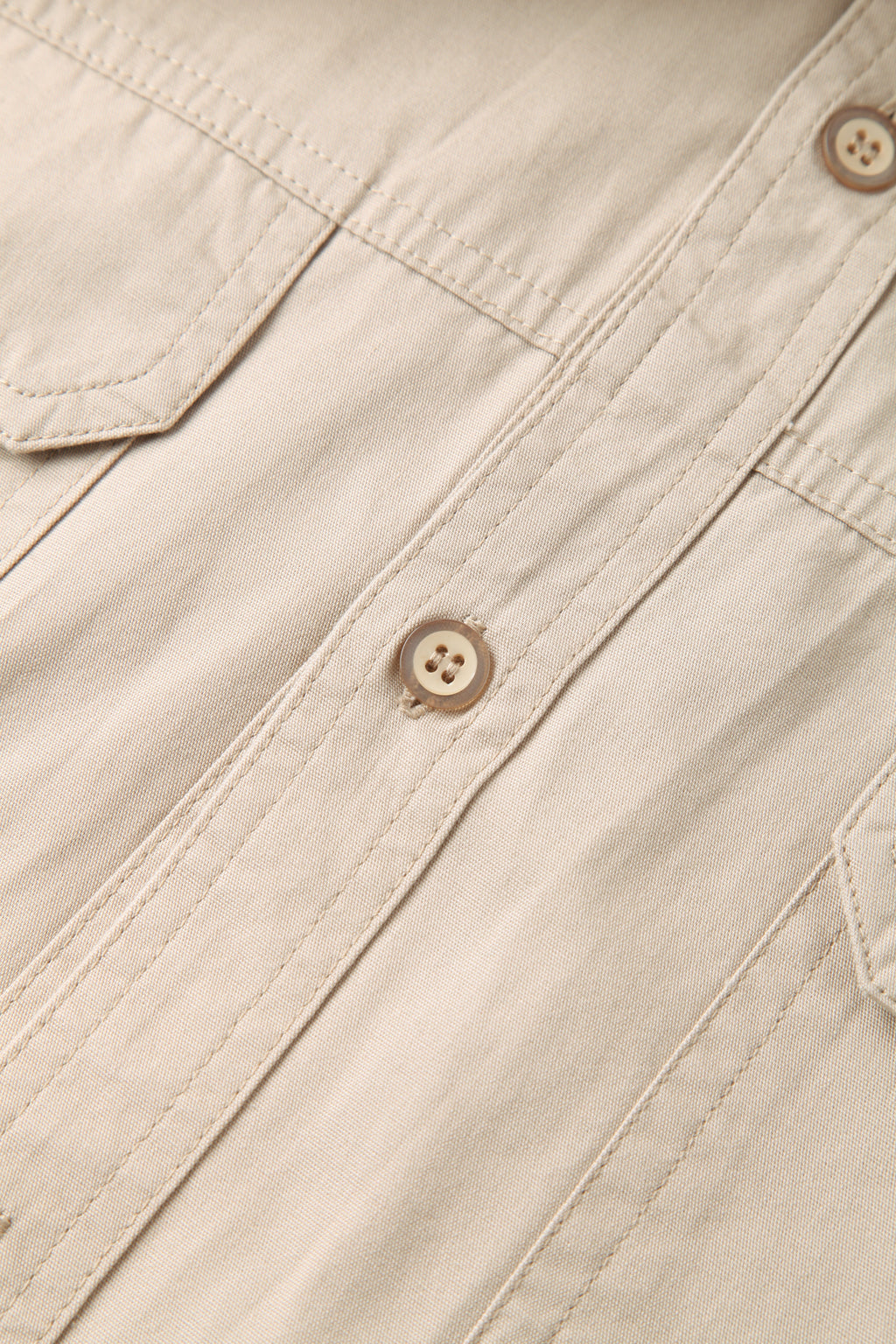 OEM Custom Men's Jacket Twill Work Jacket With Turn-down Collar Washed Coat STJ5007