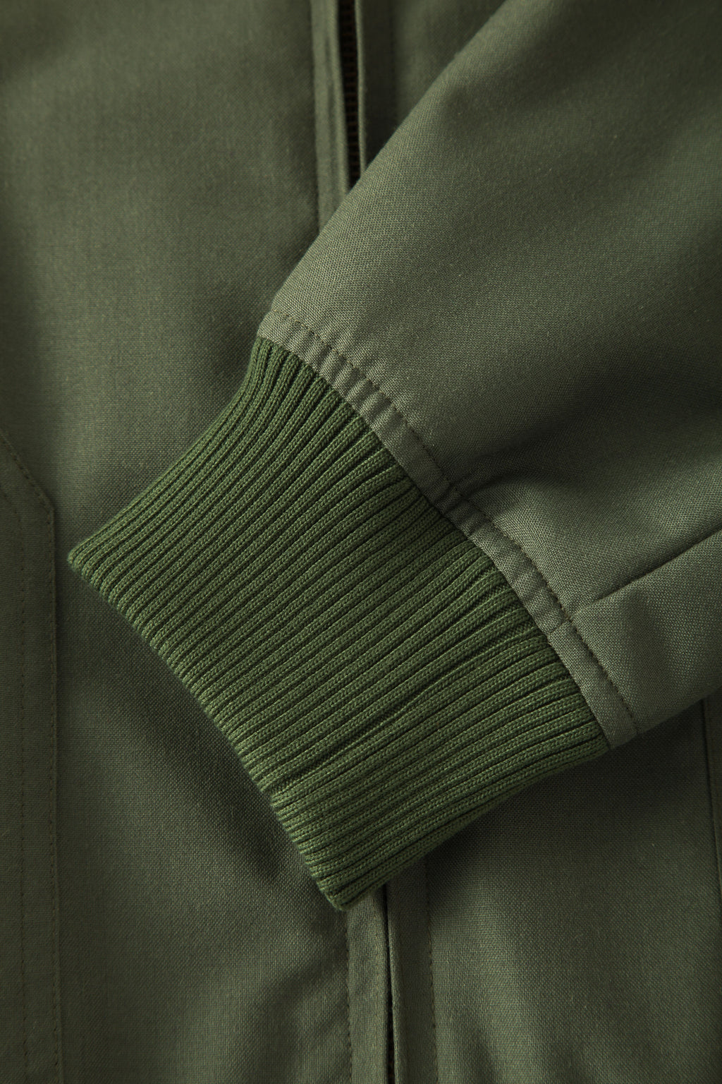 Olive Green Uniform Stand Collar Men's Workwear Jacket STJ5013