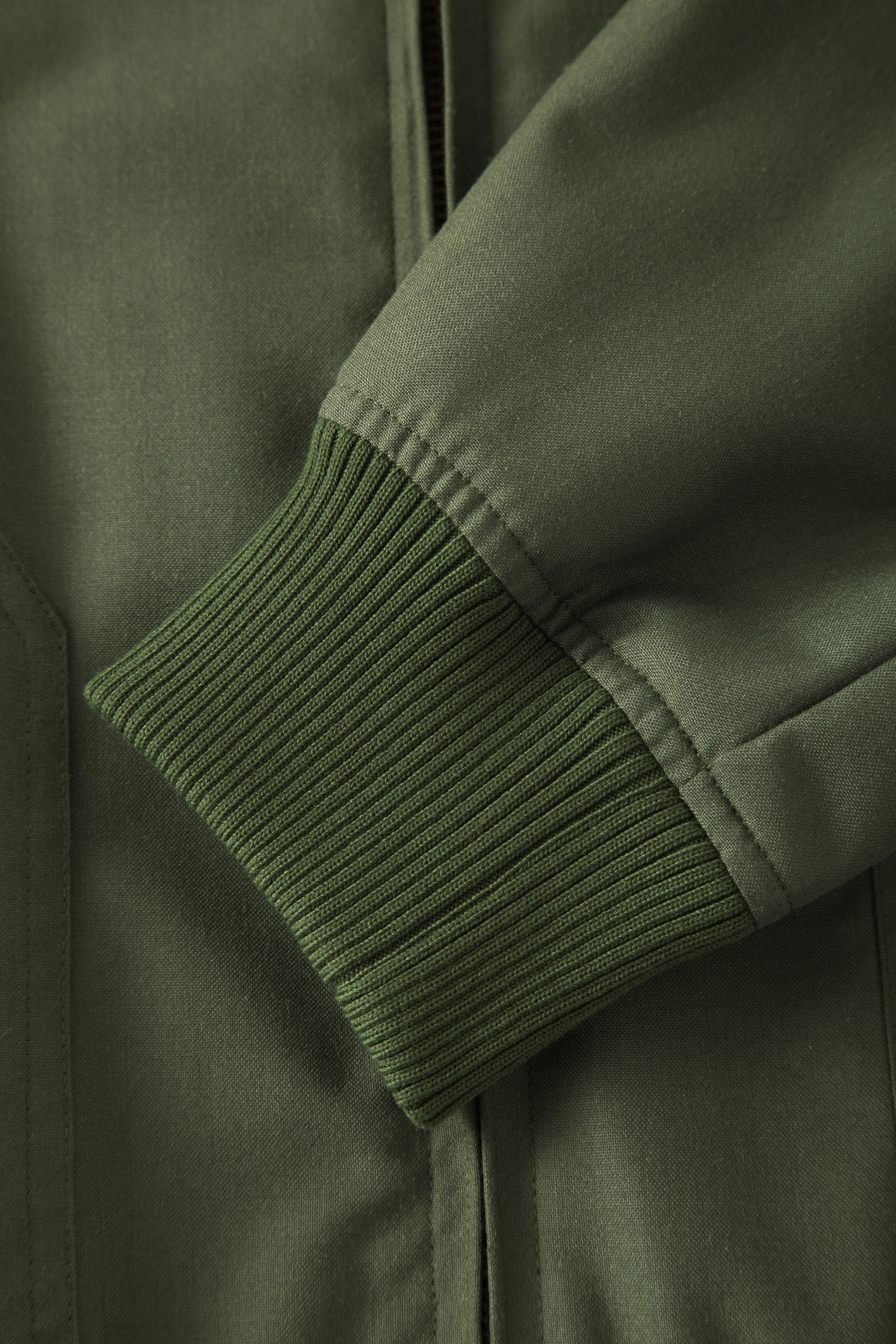 Olive Green Uniform Stand Collar Men's Workwear Jacket STJ5013