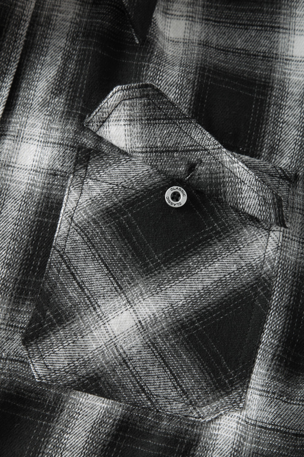 Men's Long Sleevs Shirt Breathable and Wear-Resistant Workwear Black and White STS5016