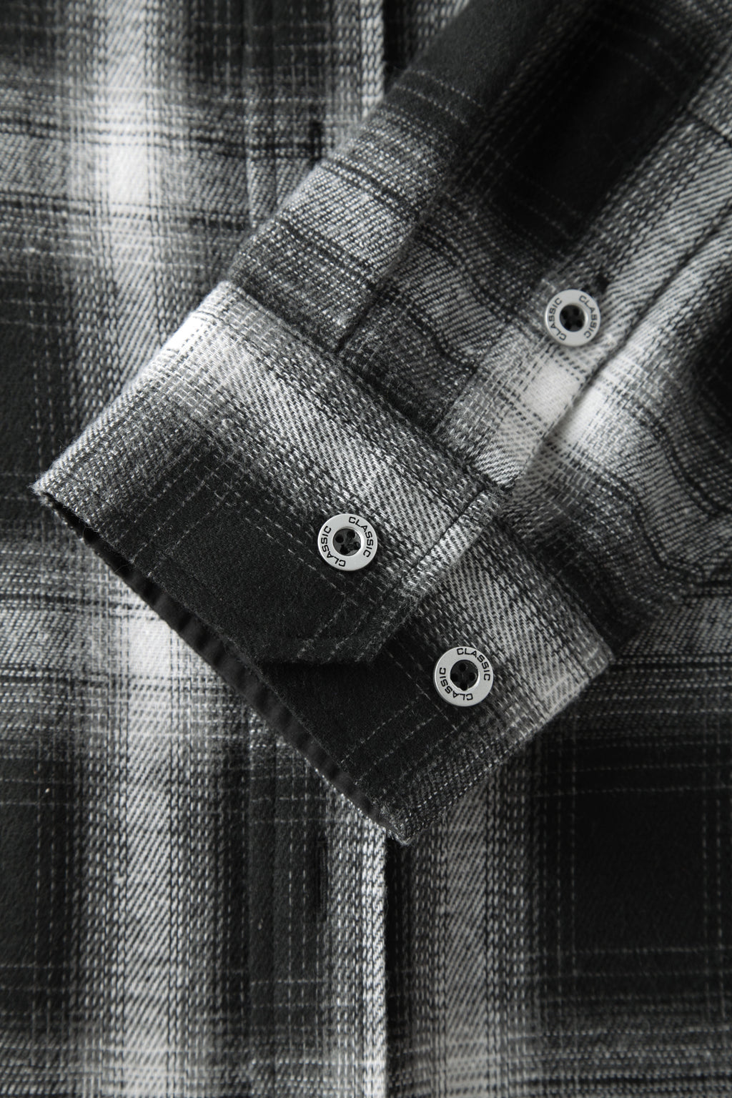 Men's Long Sleevs Shirt Breathable and Wear-Resistant Workwear Black and White STS5016