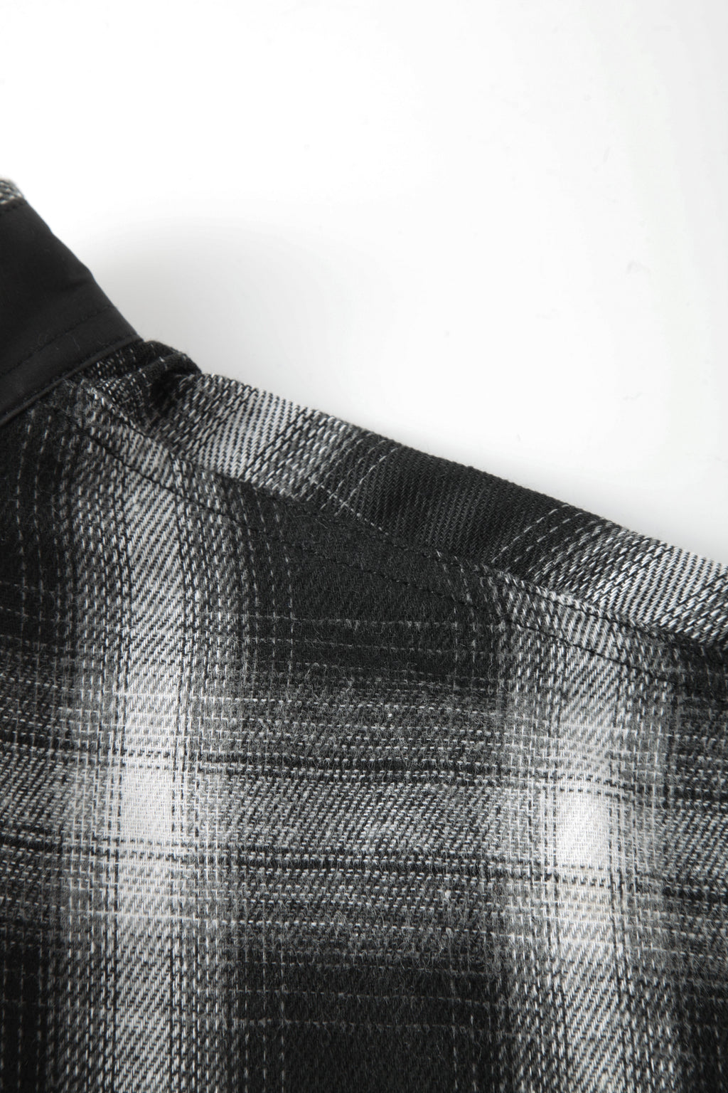 Men's Long Sleevs Shirt Breathable and Wear-Resistant Workwear Black and White STS5016