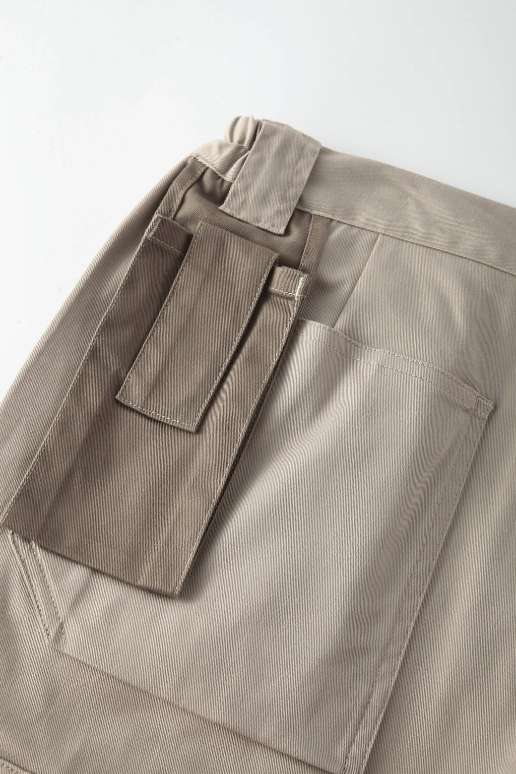 Classic Good Elasticity Men's Khaki Multi-Pocket Work Pant STP5013