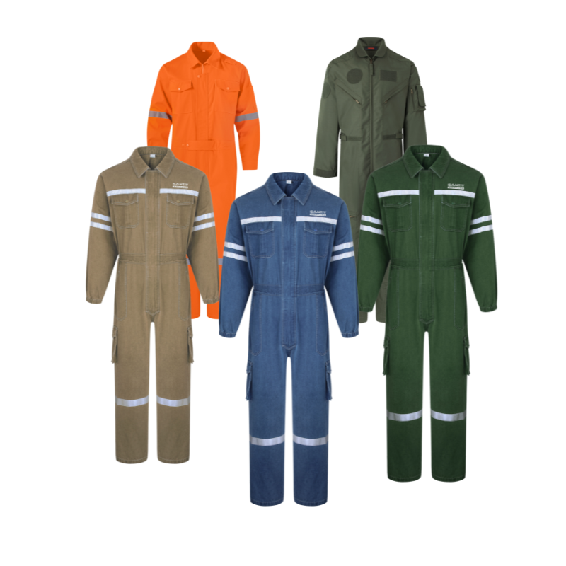 100% Cotton Hi Vis Reflective Safety Coverall FR Workwear STC5001