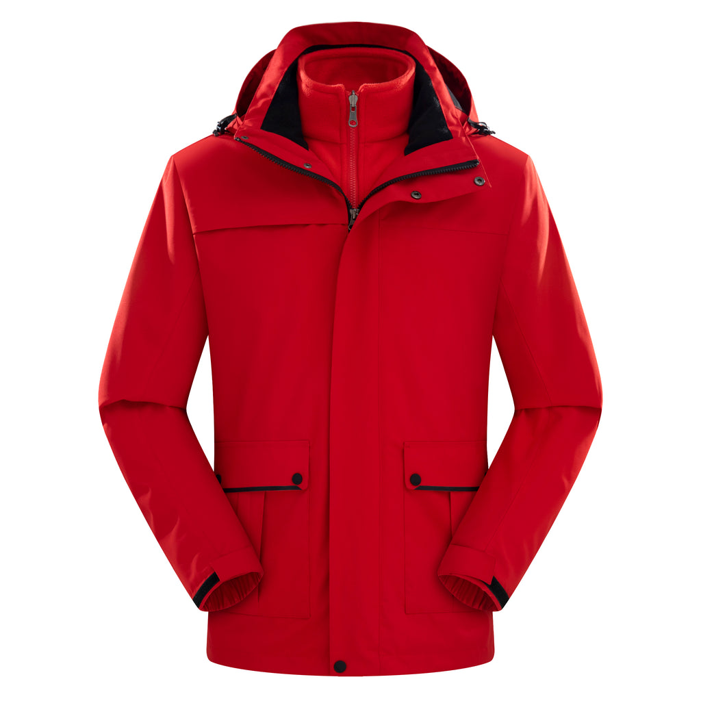 Unisex Autumn Casual Softshell Jacket Outdoor Windproof Water-Repellent Hooded Coat With Zipper STJY2208