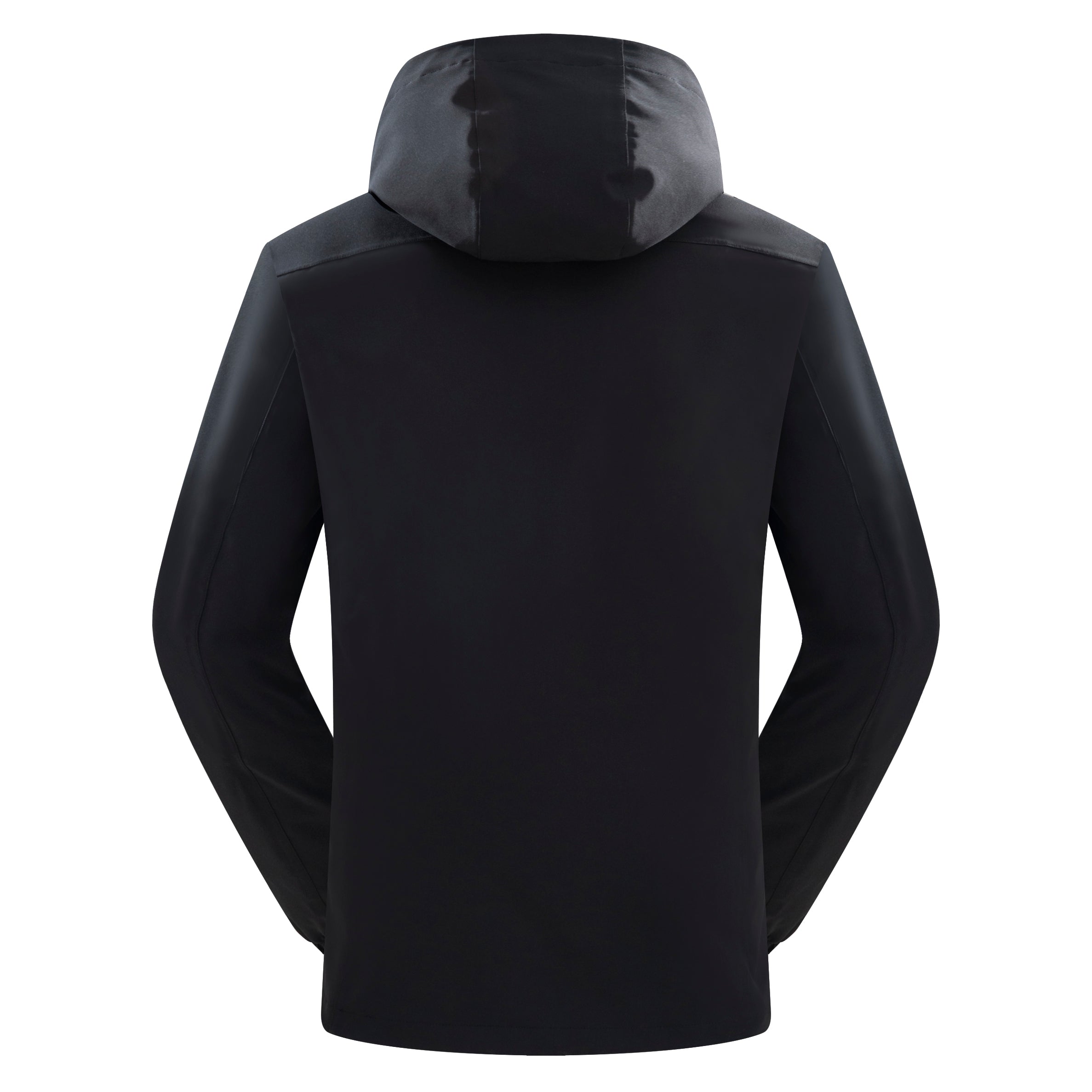 Unisex Autumn Casual Softshell Jacket Outdoor Windproof Water-Repellent Hooded Coat With Zipper STJY2208