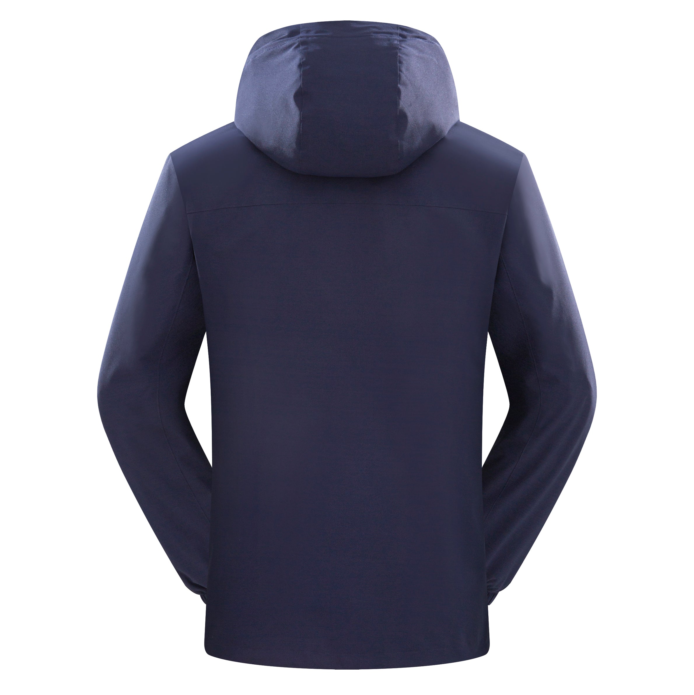 Unisex Autumn Casual Softshell Jacket Outdoor Windproof Water-Repellent Hooded Coat With Zipper STJY2208