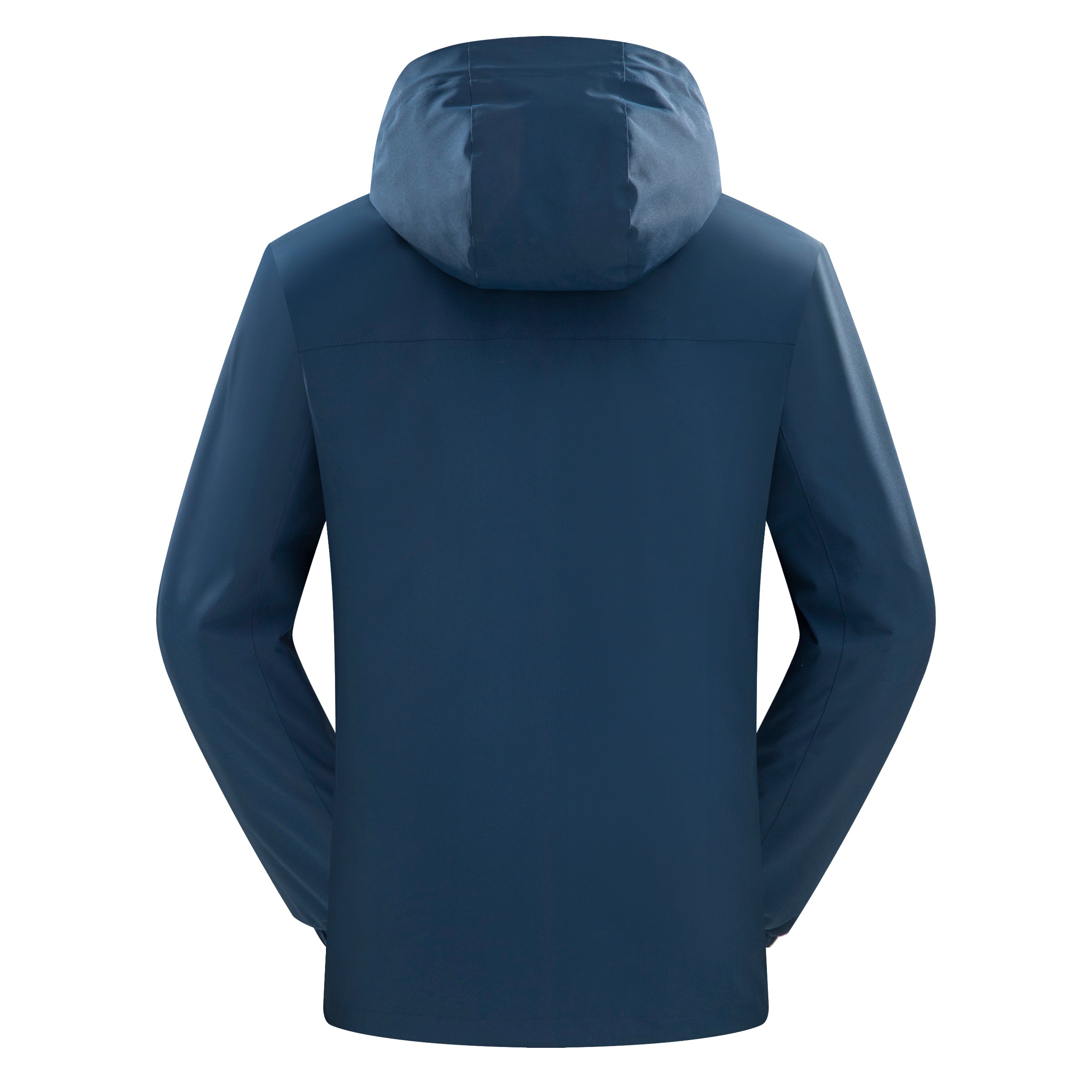 Unisex Autumn Casual Softshell Jacket Outdoor Windproof Water-Repellent Hooded Coat With Zipper STJY2208