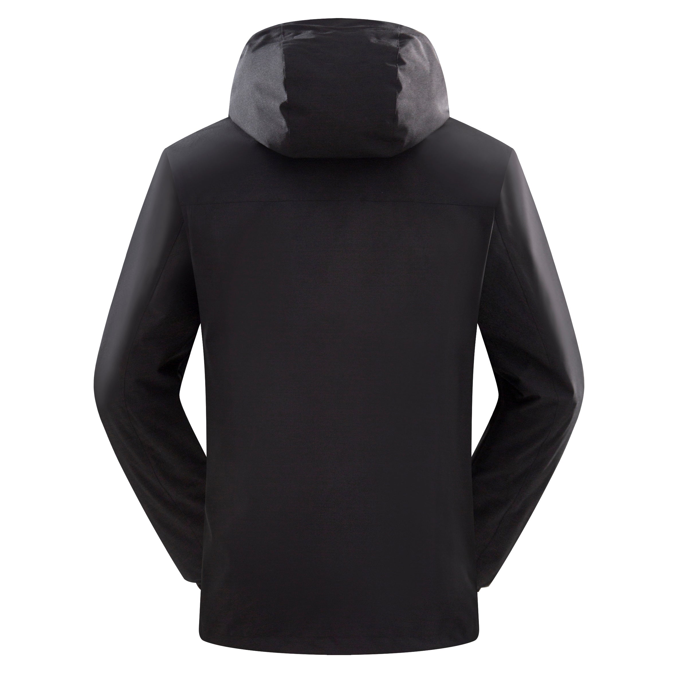 Unisex Autumn Casual Softshell Jacket Outdoor Windproof Water-Repellent Hooded Coat With Zipper STJY2208