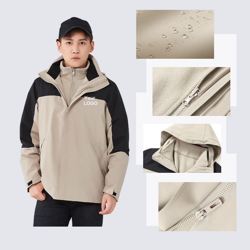 Zipper Waterproof Unisex Plus Size Fleece Windstopper Lightweight Outdoor Jackets STJY22360