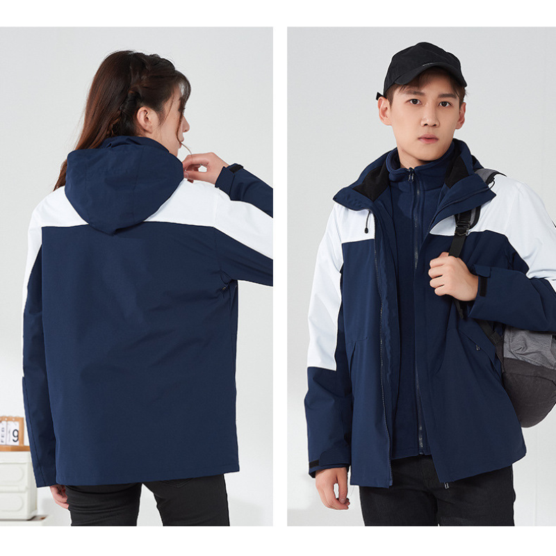 Zipper Waterproof Unisex Plus Size Fleece Windstopper Lightweight Outdoor Jackets STJY22360